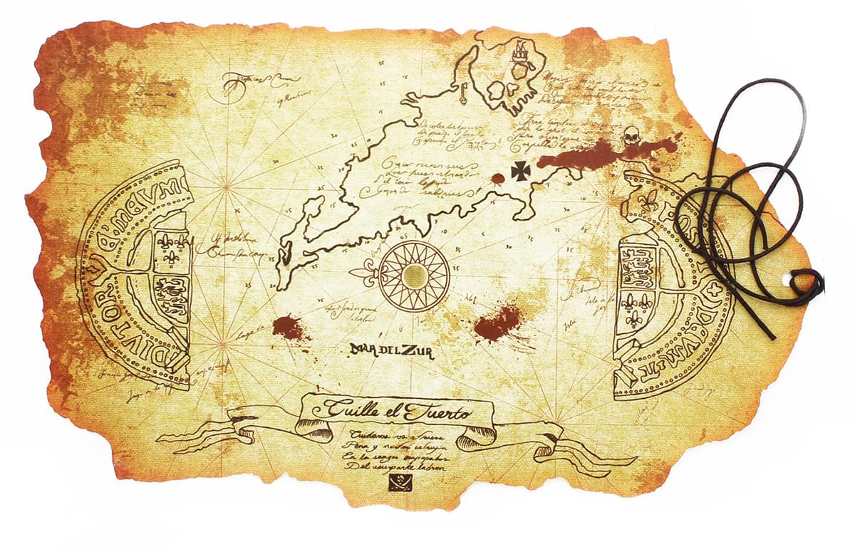 The Goonies Treasure Map