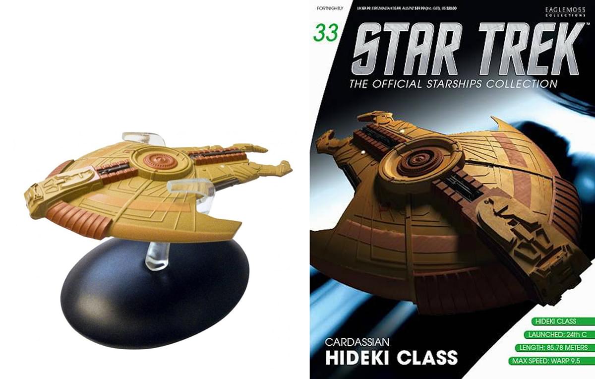 Star Trek The Official Starship Collection Magazine #33 Cardassian Hideki Class
