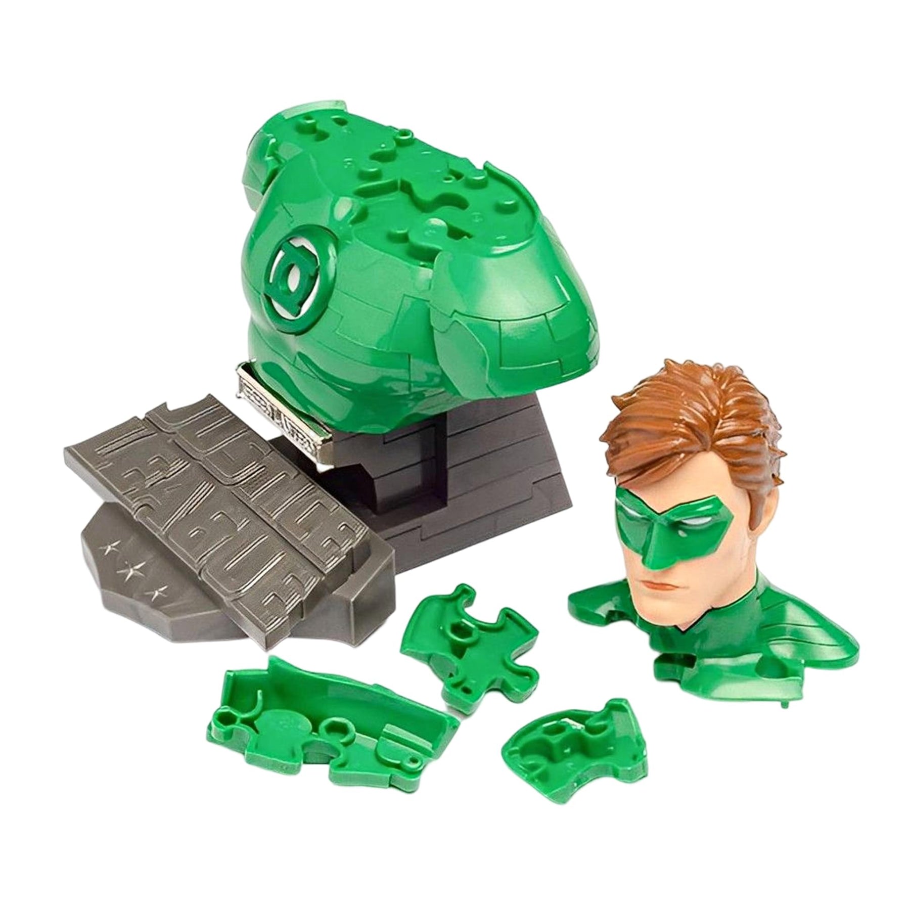 Eaglemoss DC Green Lantern 72 Piece 3D Jigsaw Puzzle | Solid Color