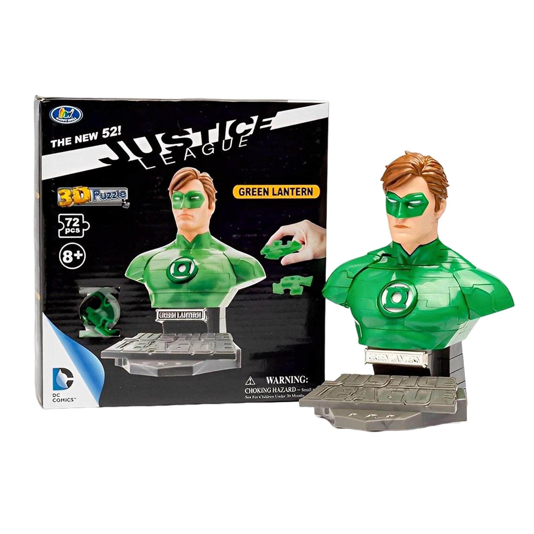 Eaglemoss DC Green Lantern 72 Piece 3D Jigsaw Puzzle | Solid Color