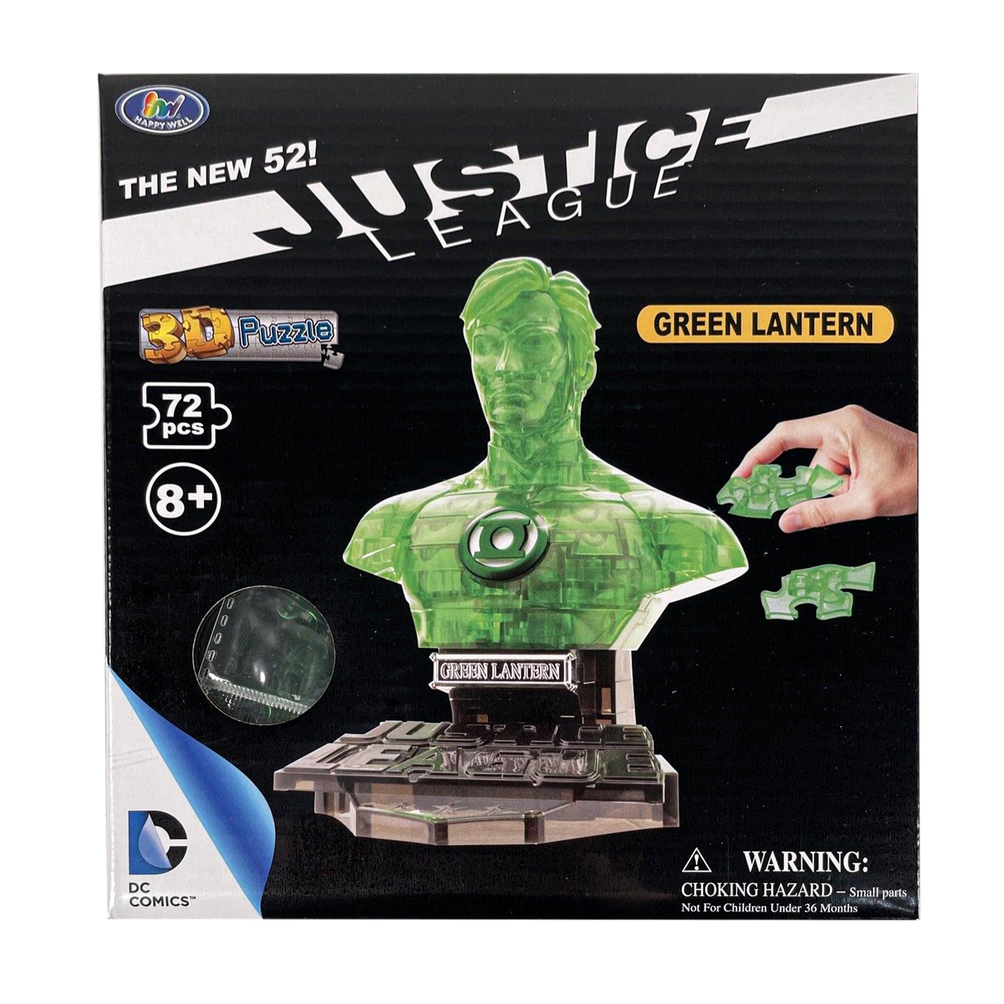 Eaglemoss DC Green Lantern 72 Piece 3D Jigsaw Puzzle | Crystal Color