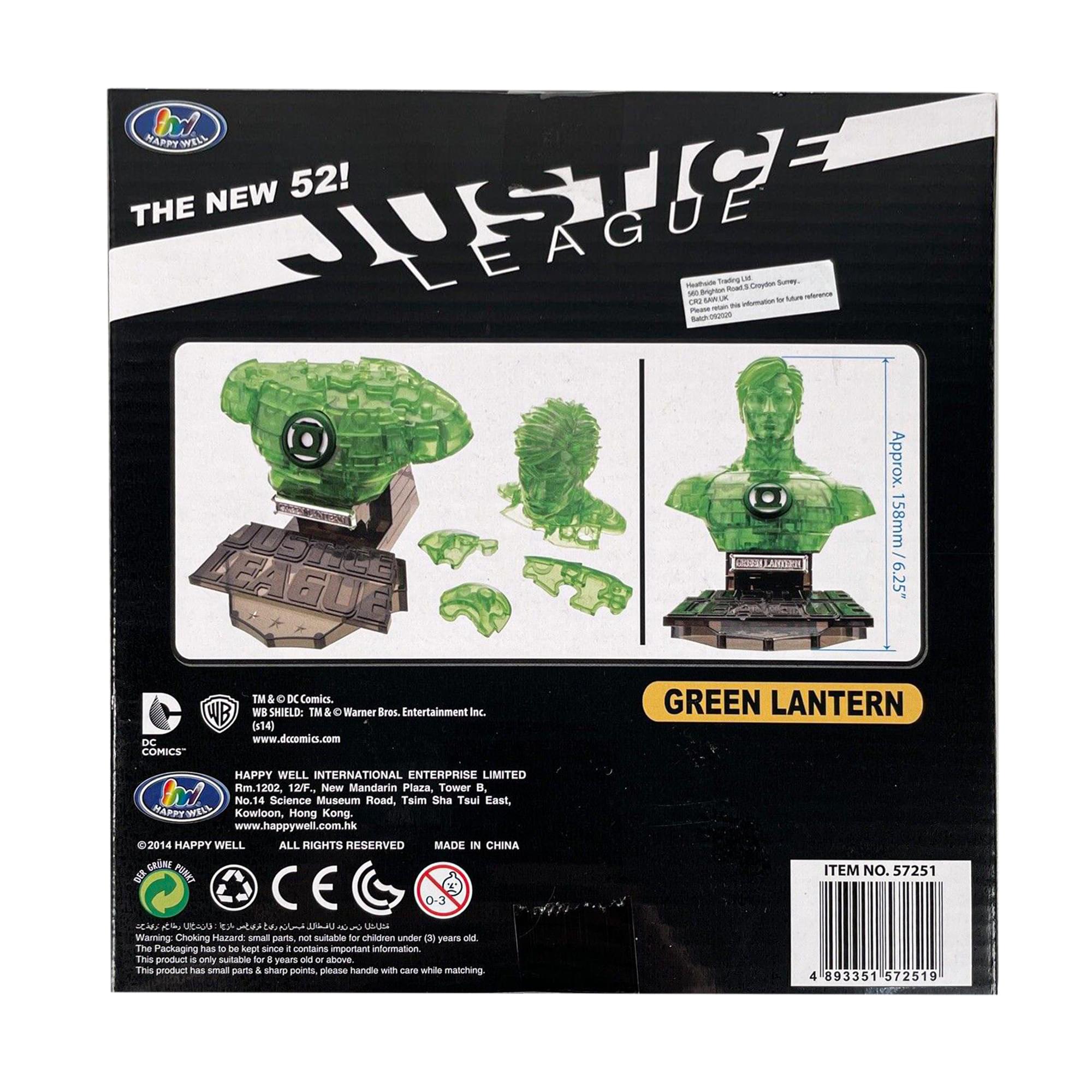 Eaglemoss DC Green Lantern 72 Piece 3D Jigsaw Puzzle | Crystal Color