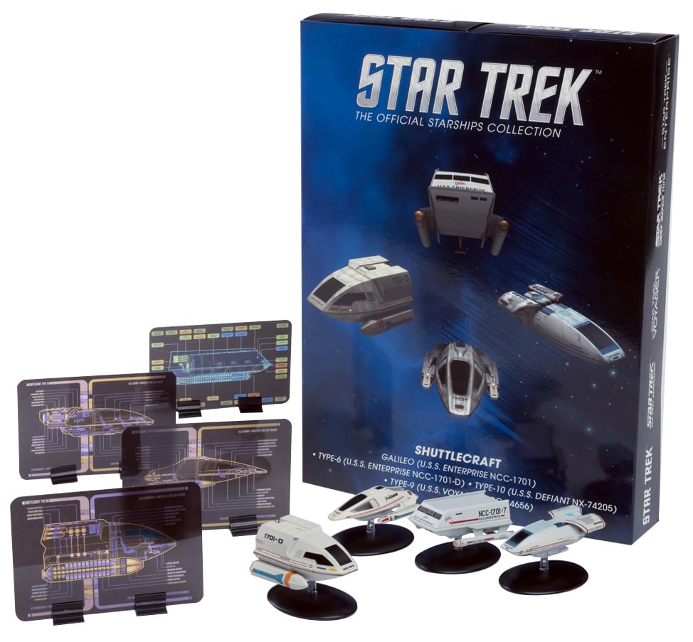 Star Trek Eaglemoss Ships: Shuttlecraft 4-Pack
