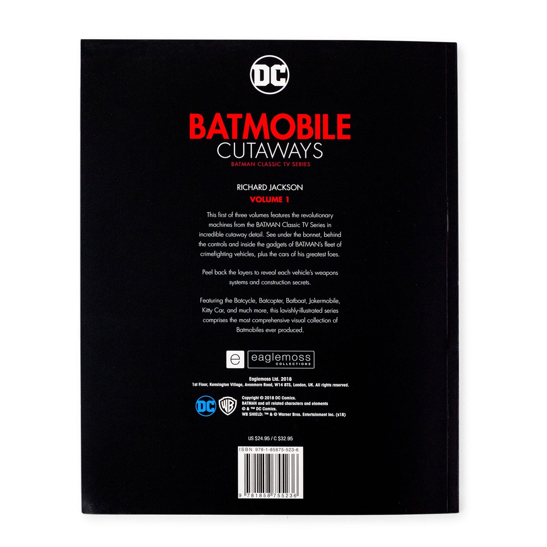 DC Comics Batman Batmobile Cutaways Paperback