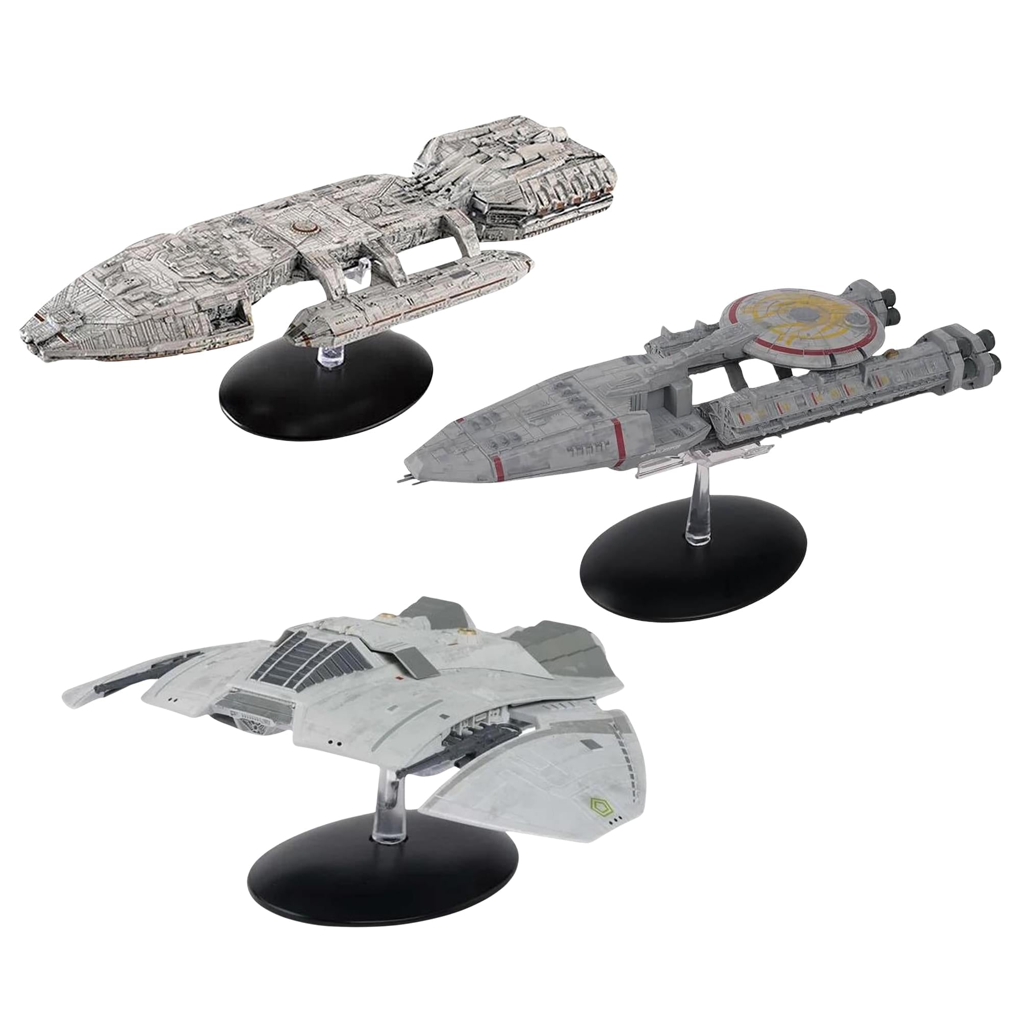 Eaglemoss Battlestar Galactica Ship Replica Set of 3 New Original Packaging