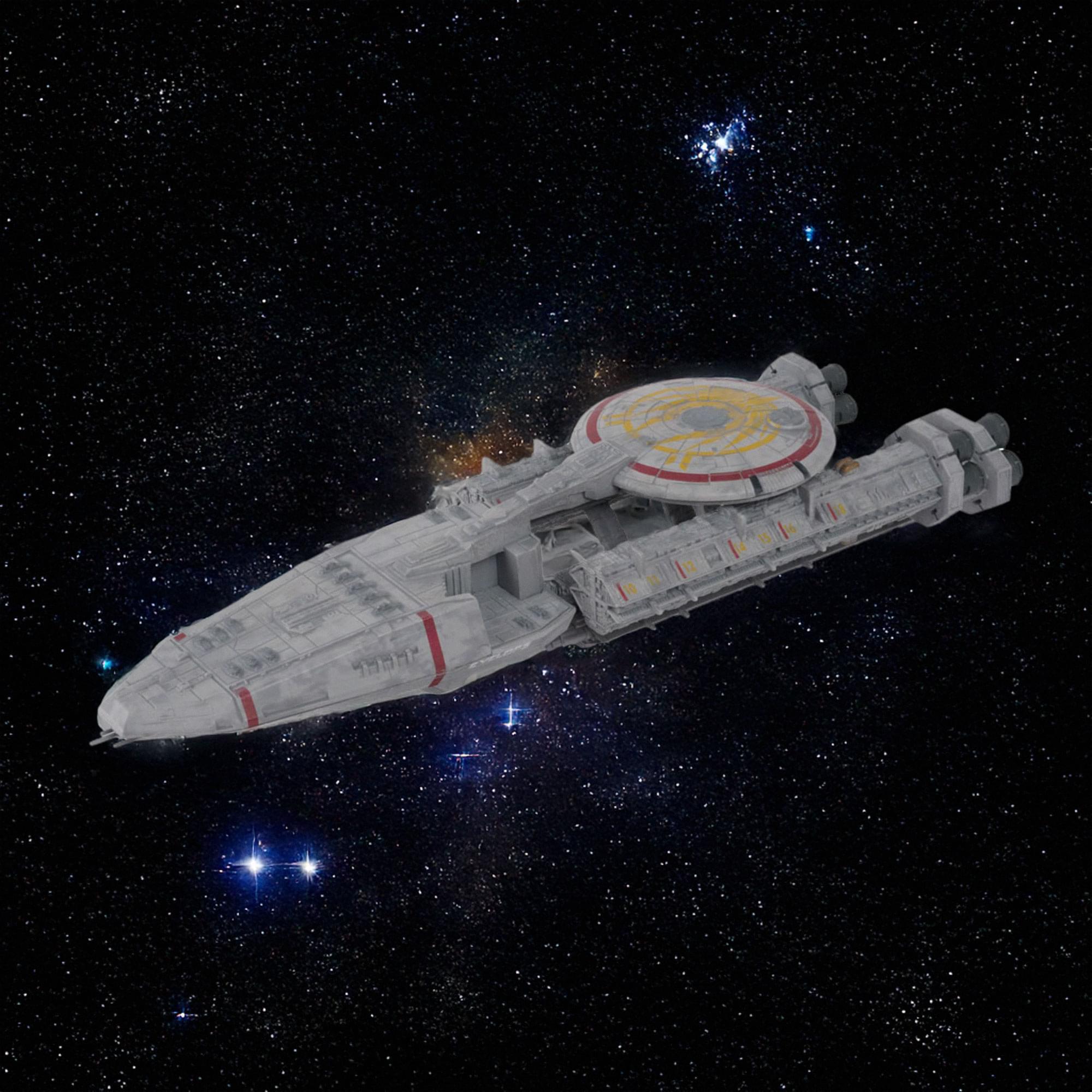 Eaglemoss Battlestar Galactica Ship Replica | Loki (Blood & Chrome)