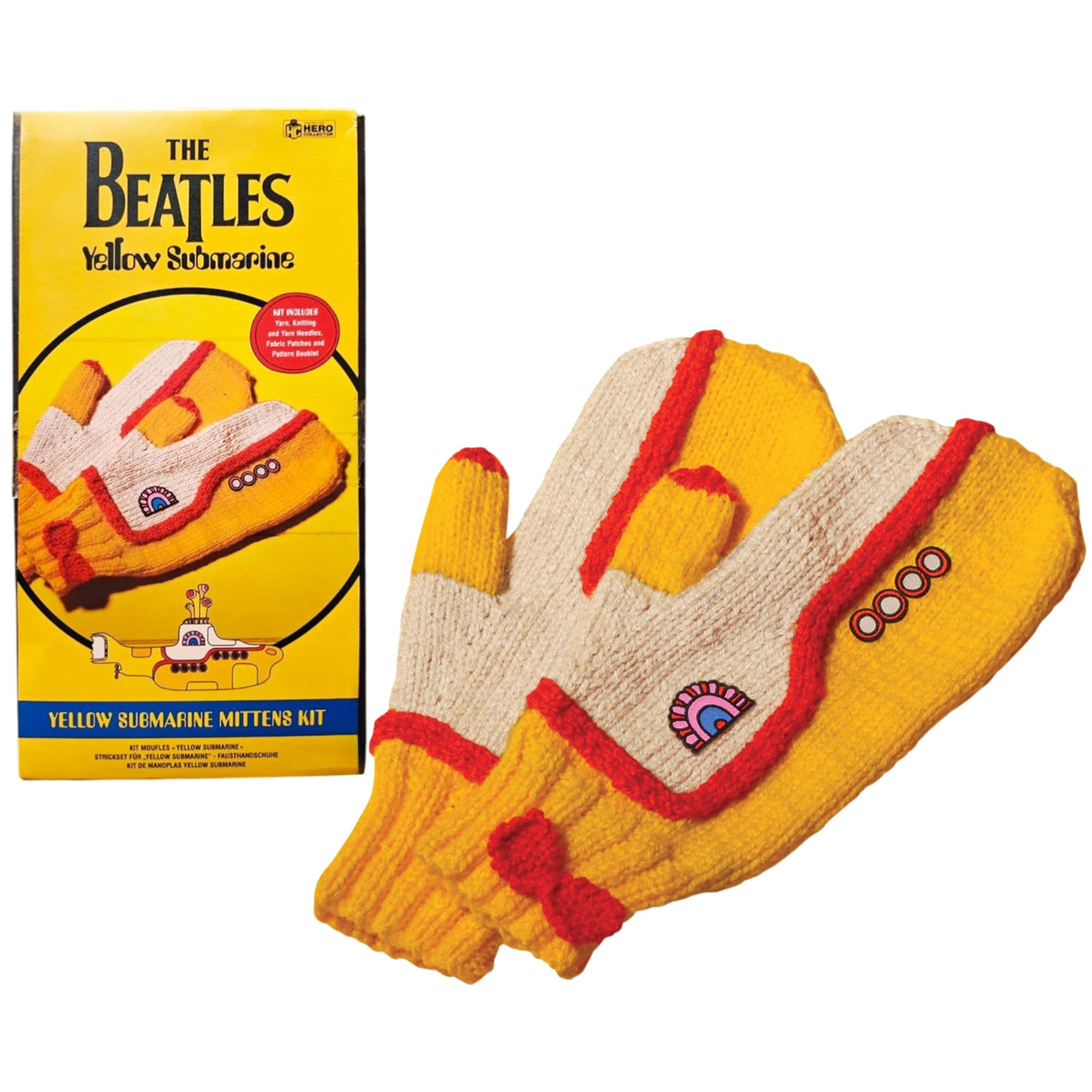 The Beatles Yellow Submarine Mittens Knitting Kit