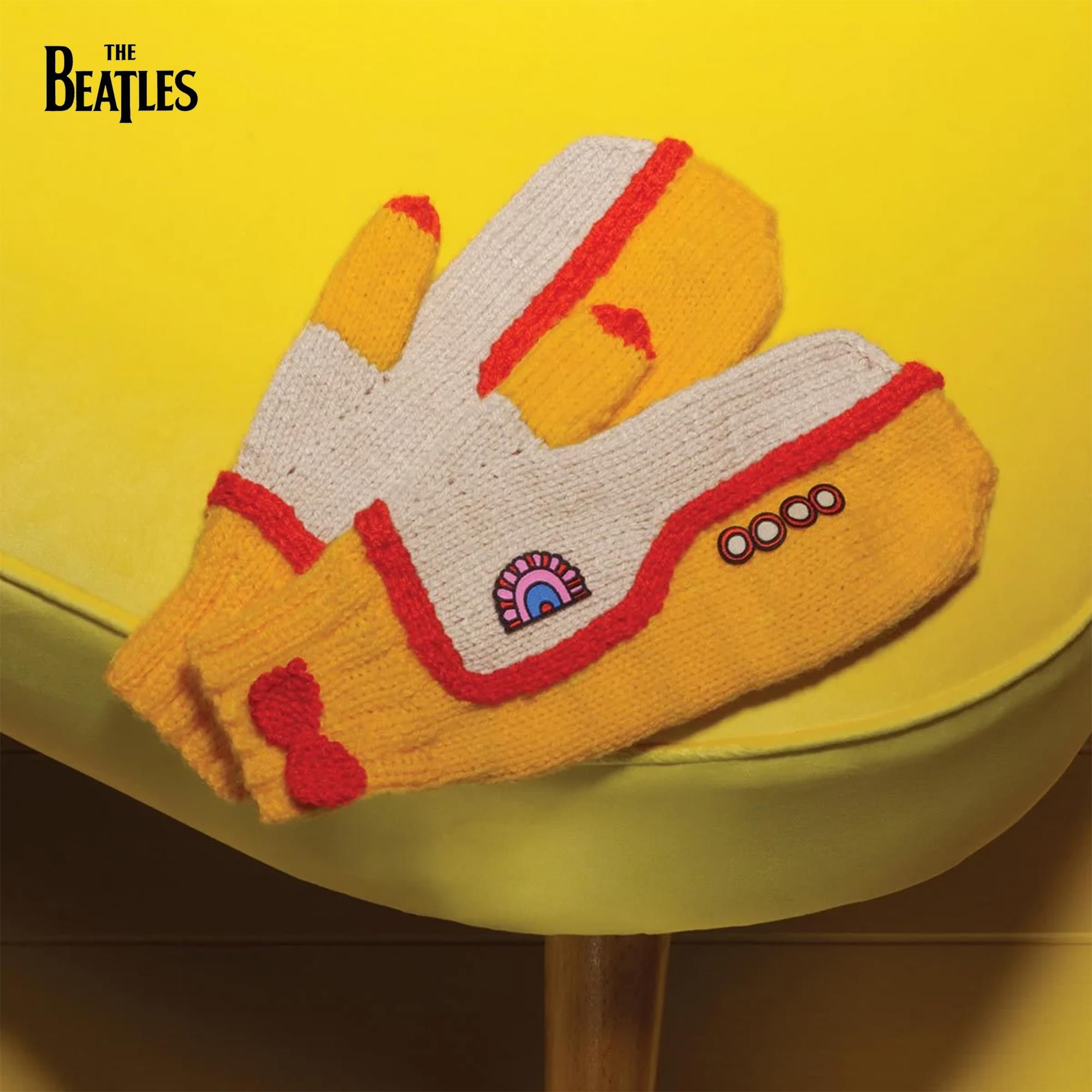 The Beatles Yellow Submarine Mittens Knitting Kit