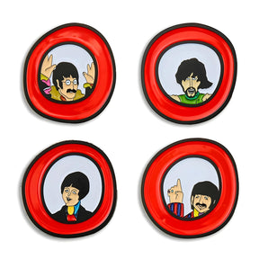 Eaglemoss The Beatles Yellow Submarine Porthole Pin Badge Box Set