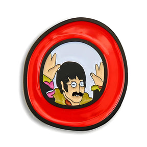 Eaglemoss The Beatles Yellow Submarine Porthole Pin Badge Box Set