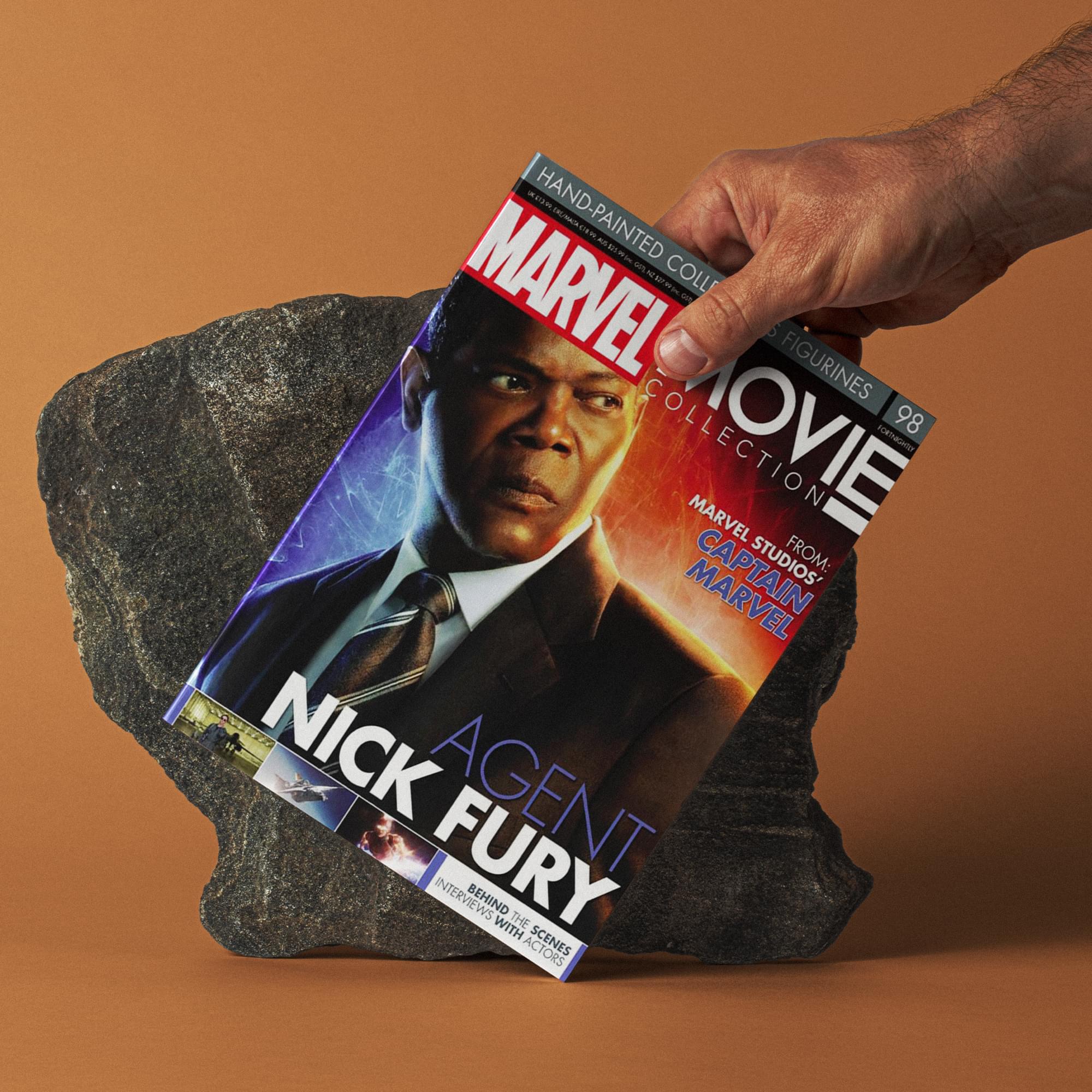 Eaglemoss Marvel Movie Collection Magazine Issue #98 Agent Nick Fury