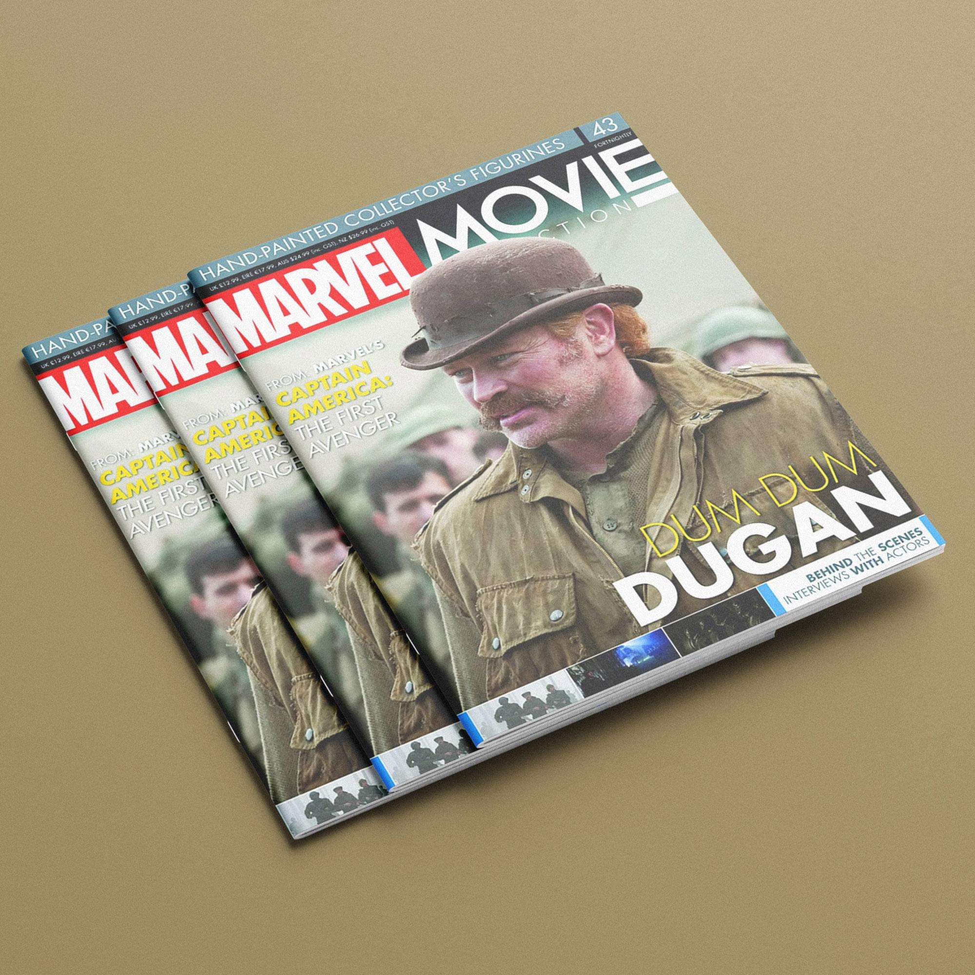 Eaglemoss Marvel Movie Collection Magazine Issue #43 Dum Dum Dugan