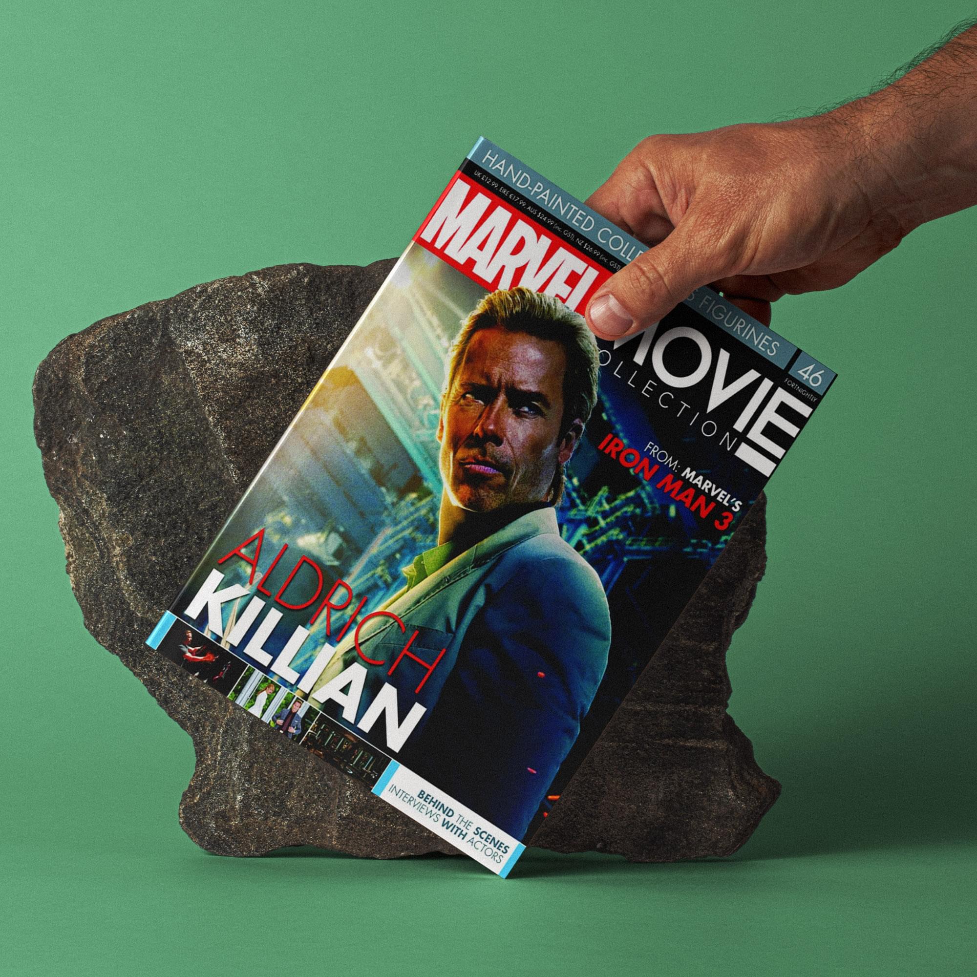 Eaglemoss Marvel Movie Collection Magazine Issue #46 Aldrich Killian