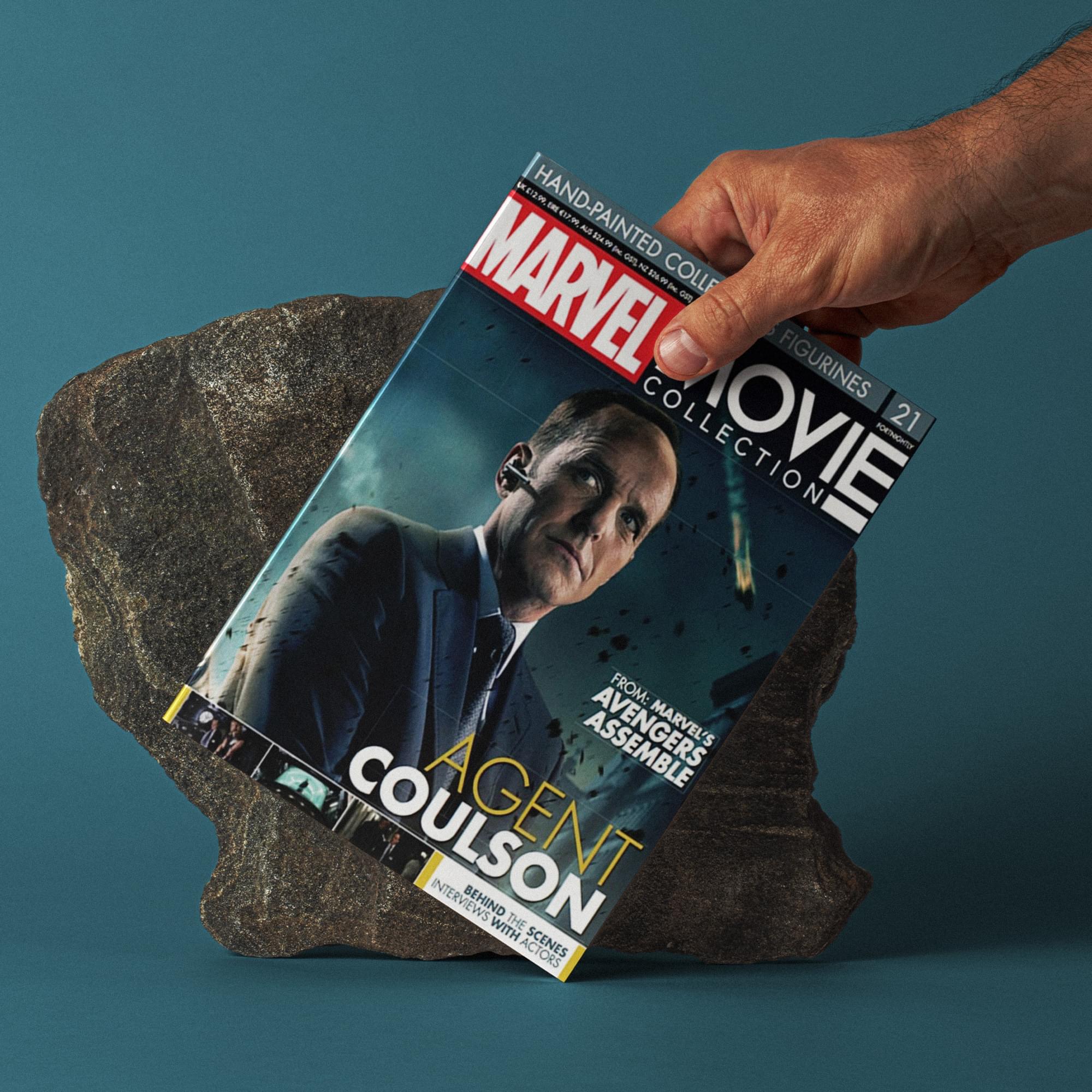 Eaglemoss Marvel Movie Collection Magazine Issue #21 Avengers Agent Coulsen