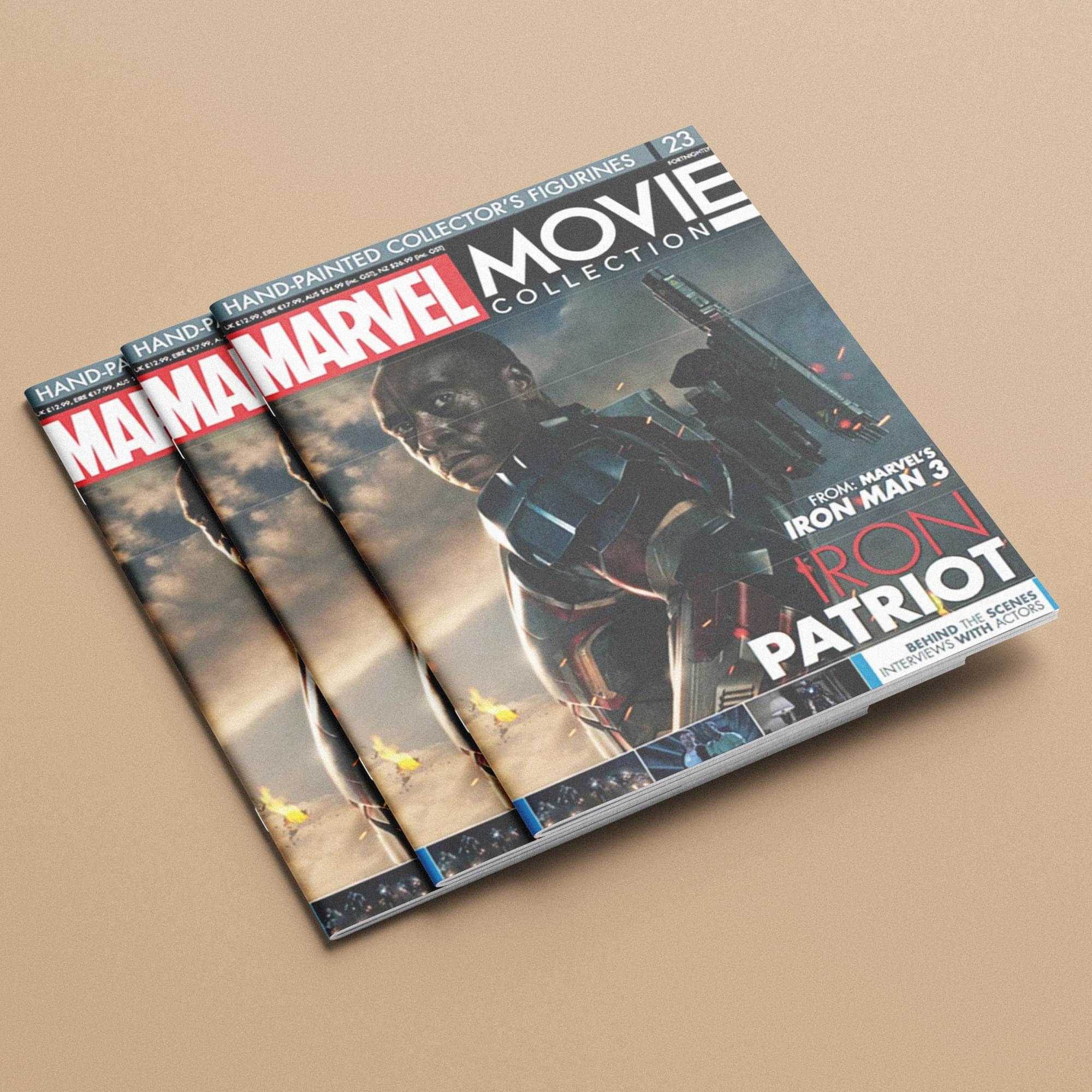 Eaglemoss Marvel Movie Collection Magazine Issue #23 Iron Patriot