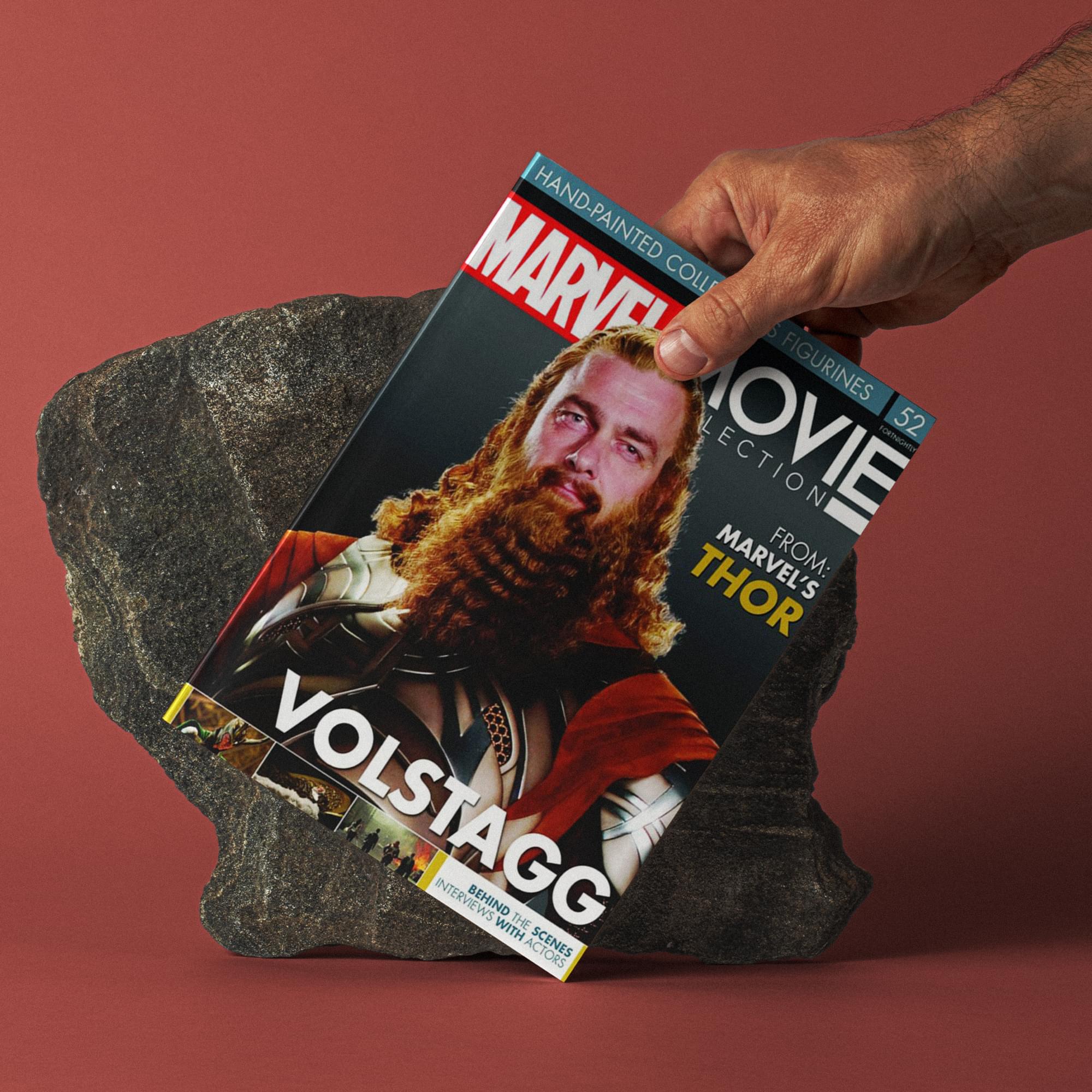 Eaglemoss Marvel Movie Collection Magazine Issue #52 Volstagg