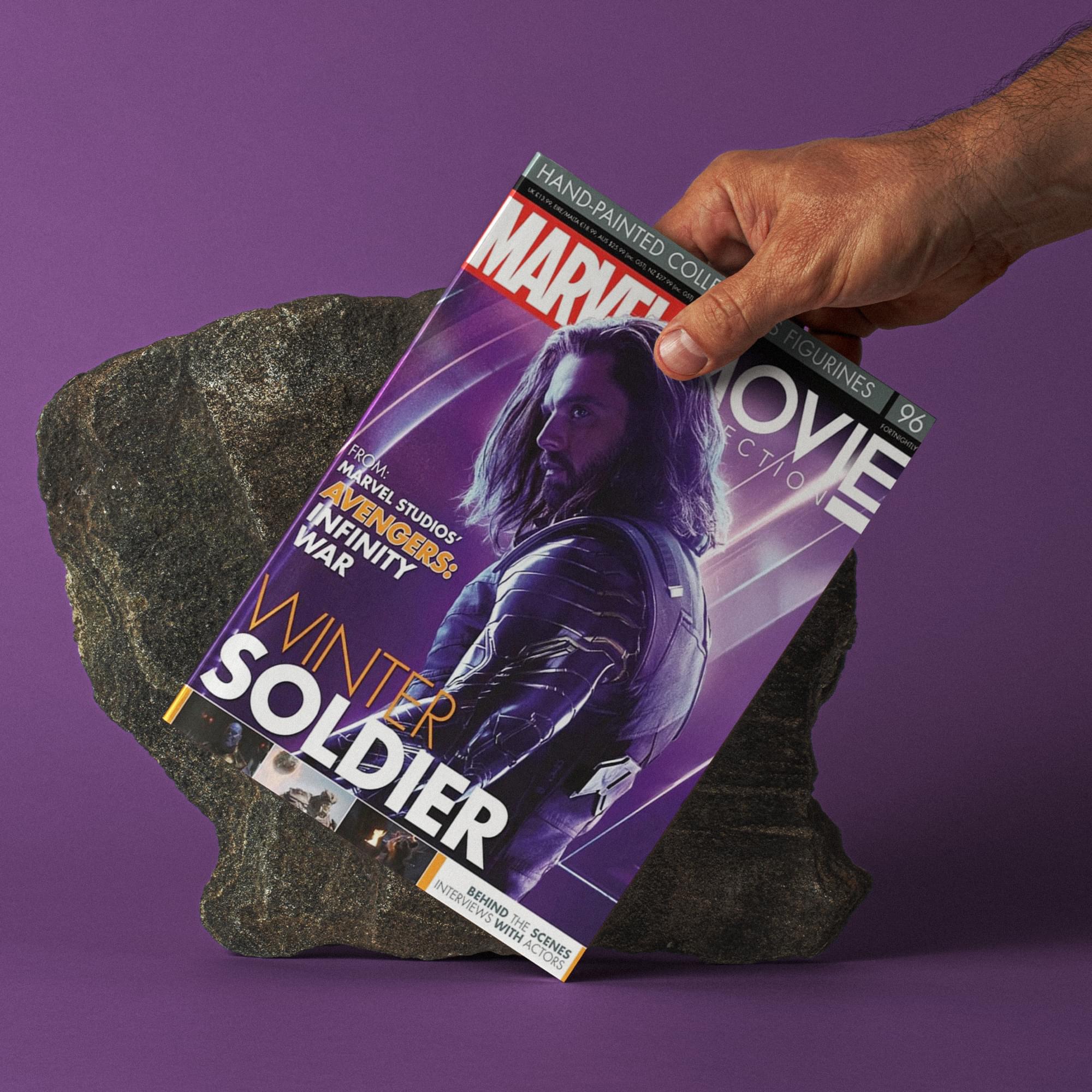 Eaglemoss Marvel Movie Collection Magazine Issue #96 Infinity War Winter Soldier