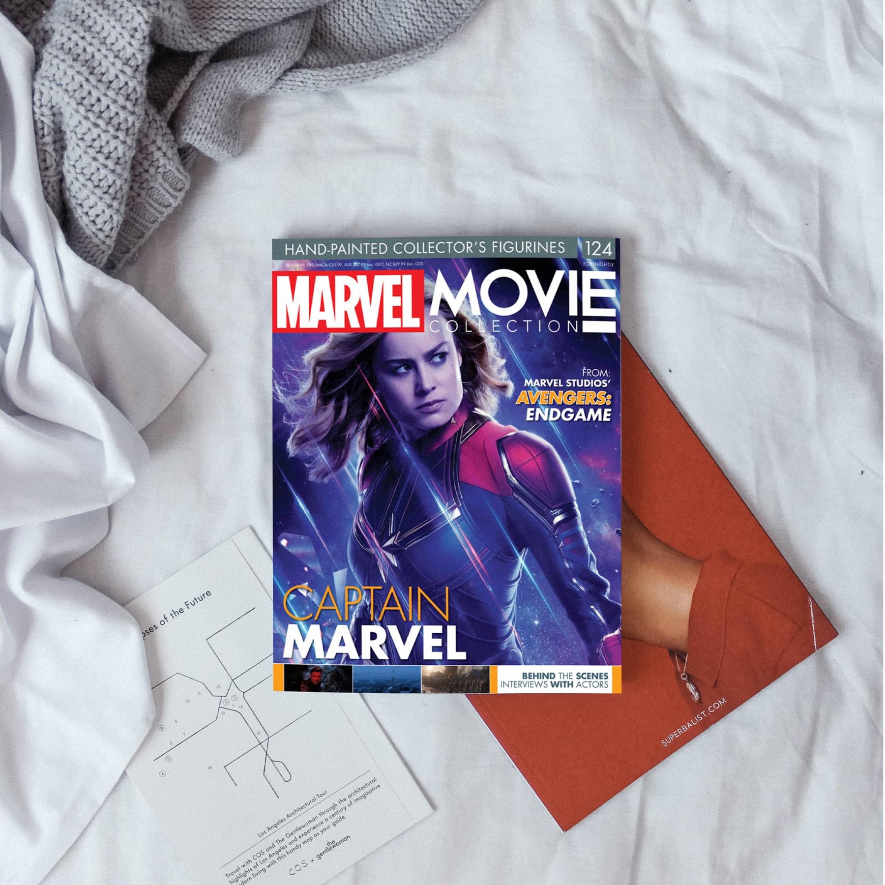 Eaglemoss Marvel Movie Collection Magazine Issue #124 Endgame Captain Marvel New