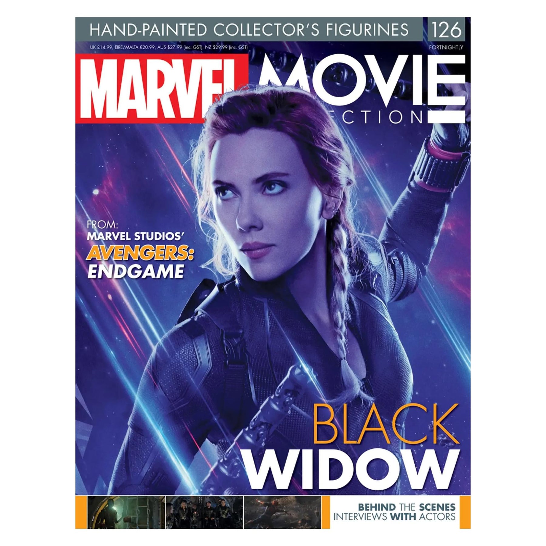 Eaglemoss Marvel Movie Collection Magazine Issue #126 Endgame Black Widow New