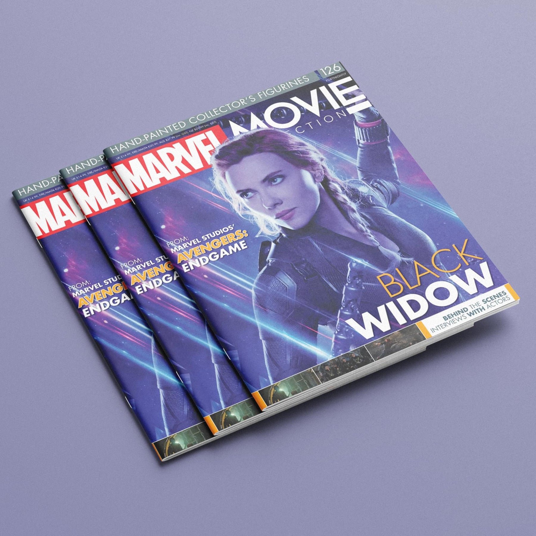 Eaglemoss Marvel Movie Collection Magazine Issue #126 Endgame Black Widow New