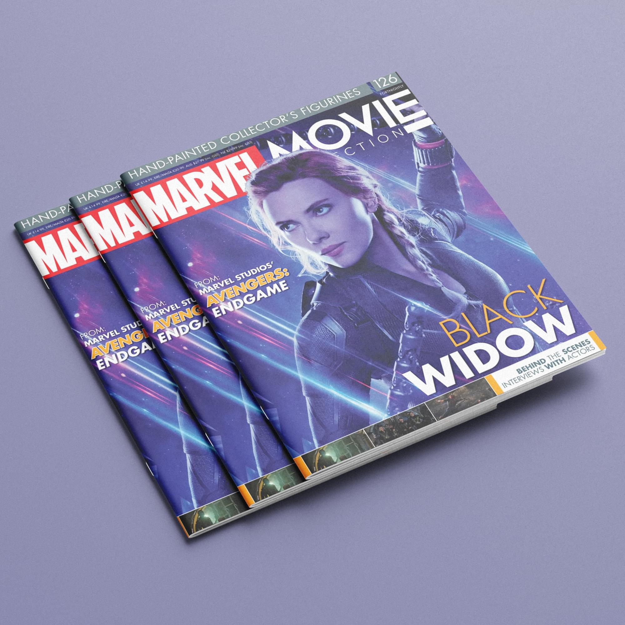 Eaglemoss Marvel Movie Collection Magazine Issue #126 Endgame Black Widow