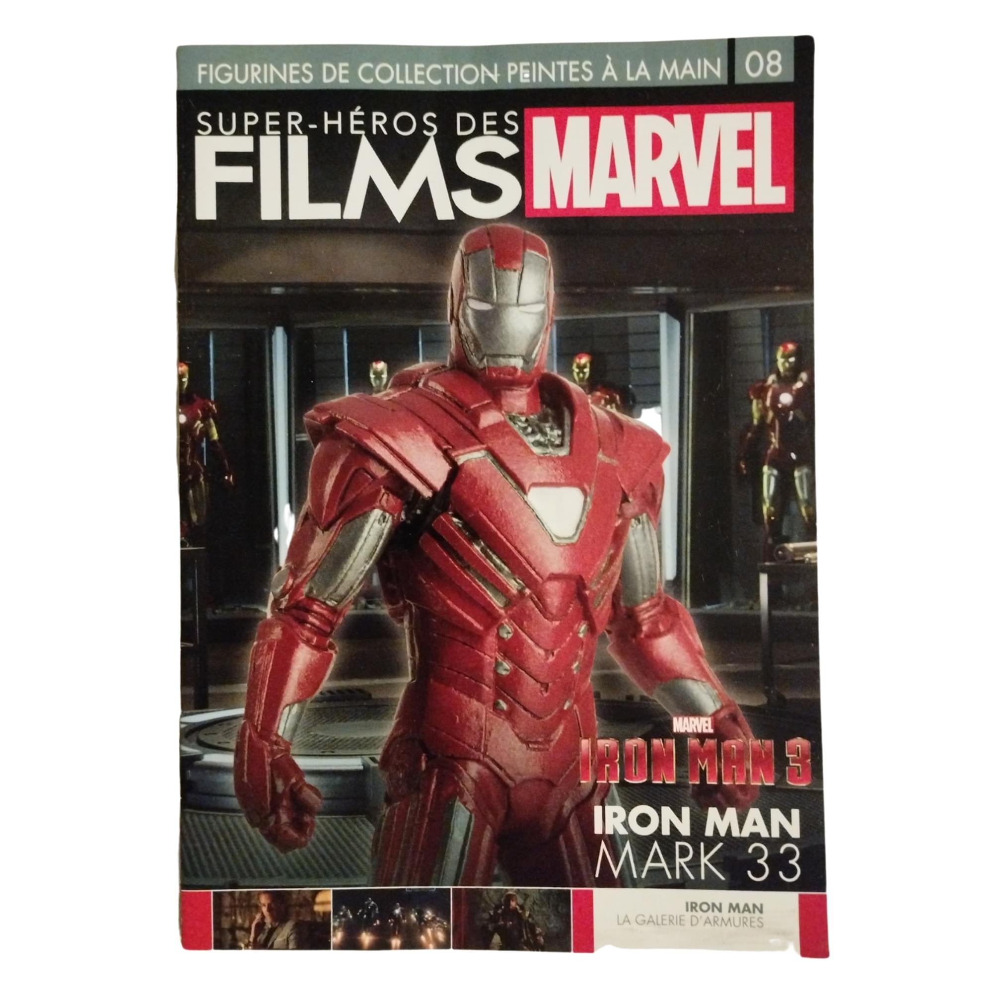 Eaglemoss Marvel Movie 1:16 Figurine Iron Man Mark 33 Silver Centurion