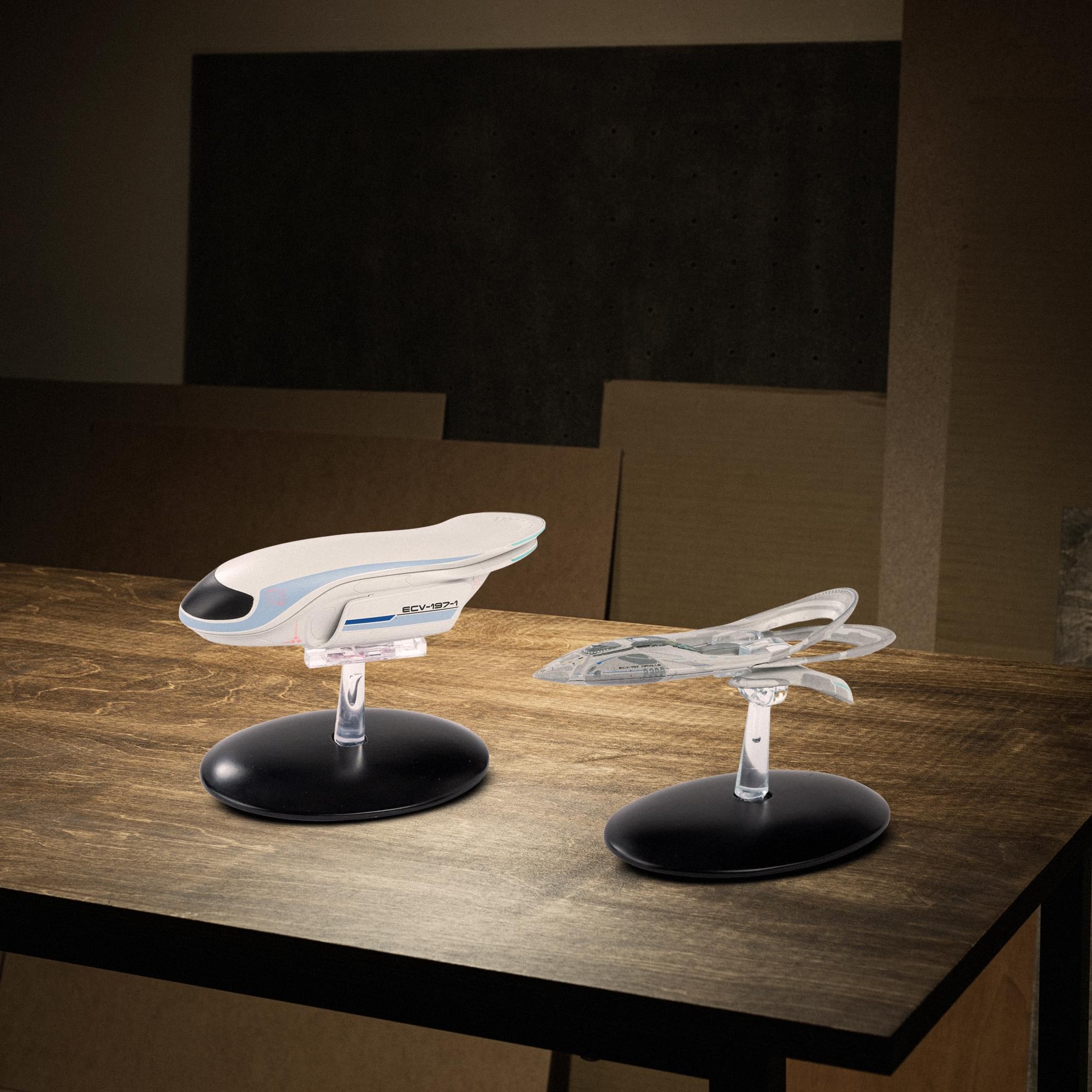 Eaglemoss The Orville 5 Inch Ship Replica Set of 2 Brand New Original Packaging