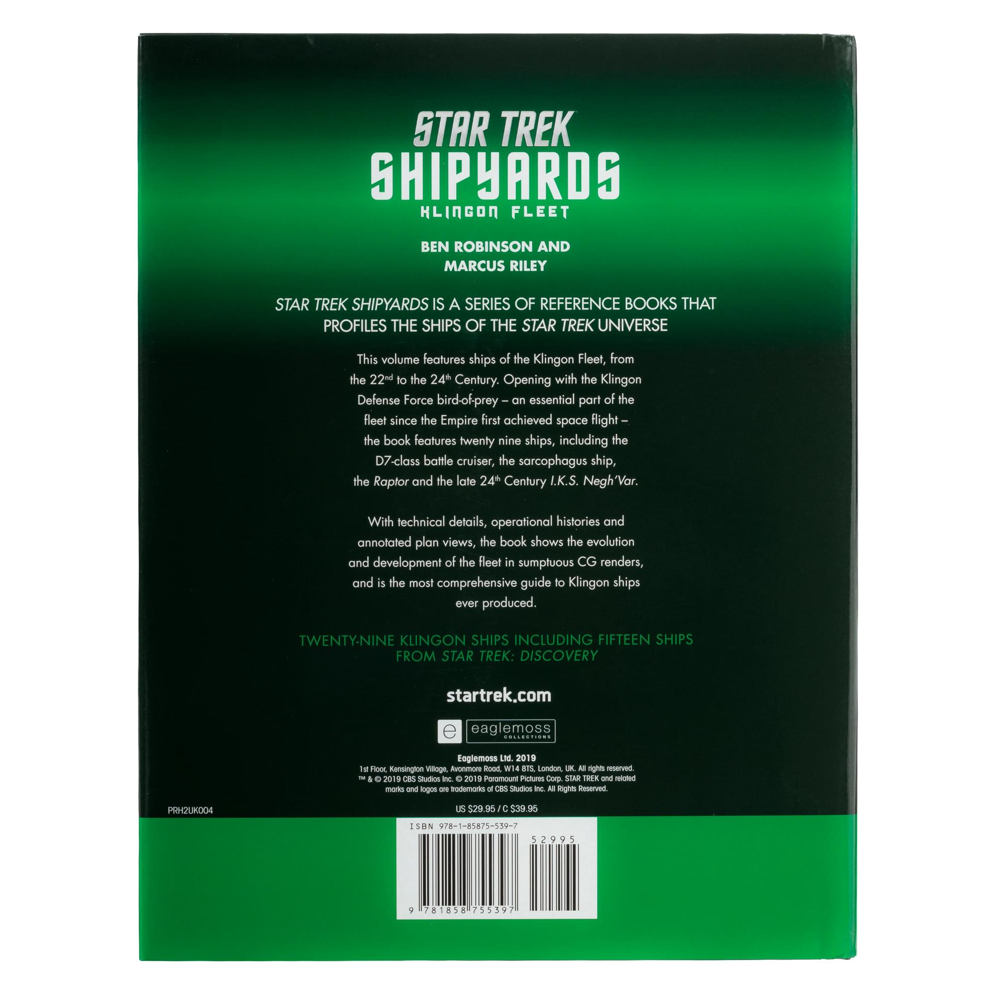 Eaglemoss Star Trek Shipyards Book | The Klingon Fleet