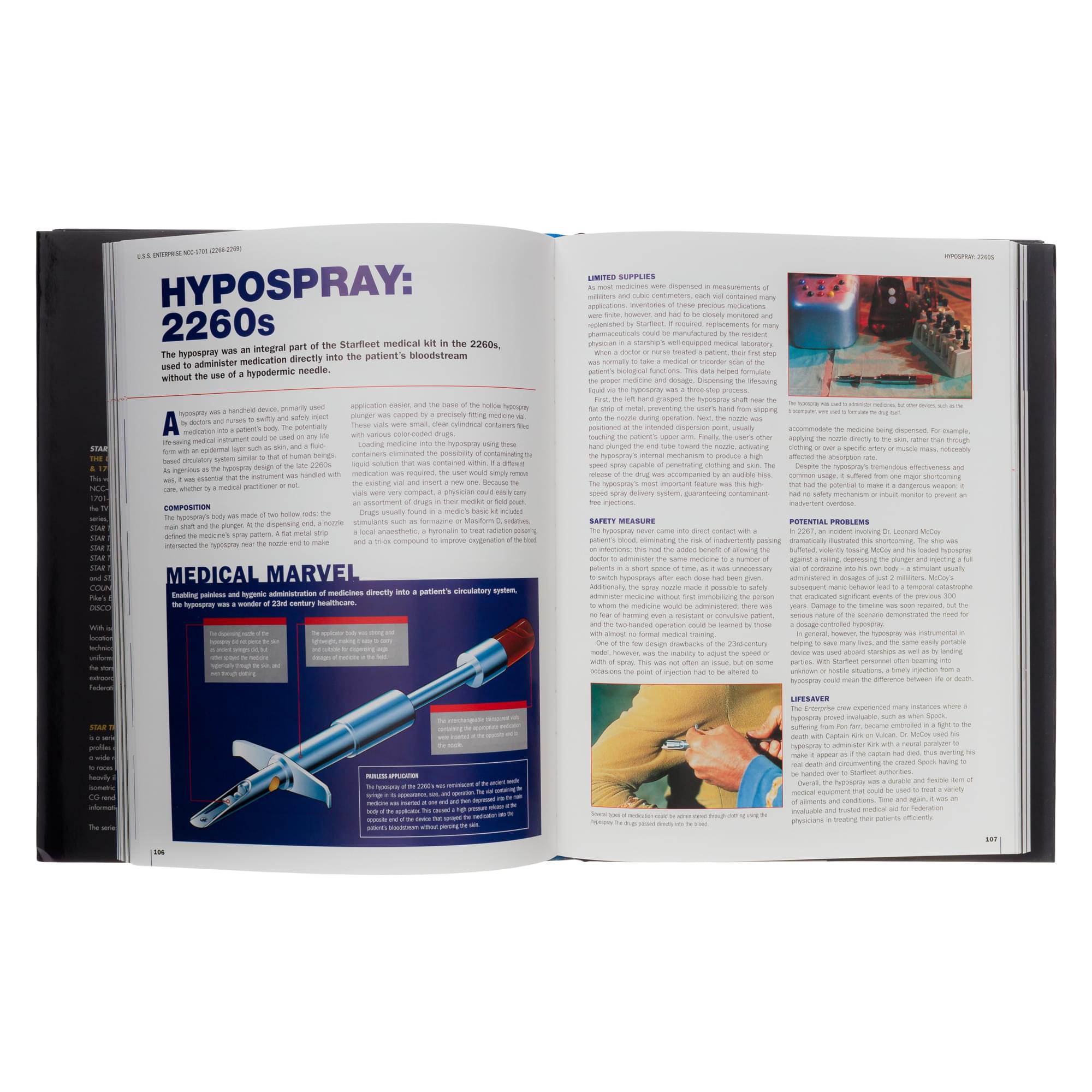 Eaglemoss Star Trek Illustrated Handbook U.S.S. Enterprise NCC-1701 and 1701 A