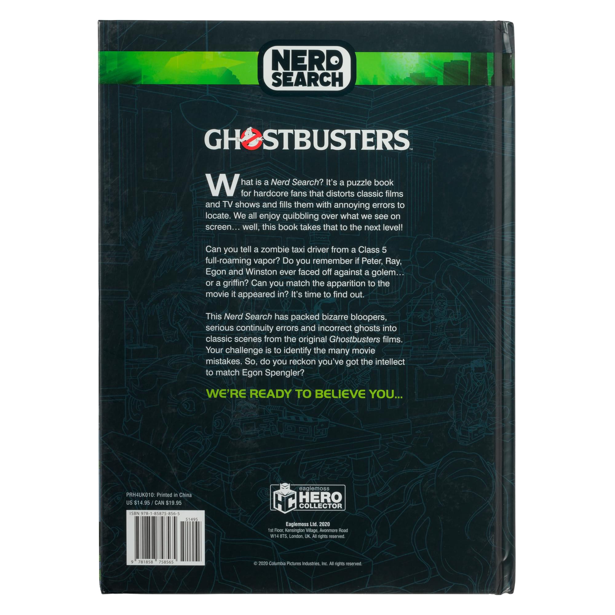 Eaglemoss Ghostbusters Eerie Errors and Suspect Ghosts Nerd Search Book