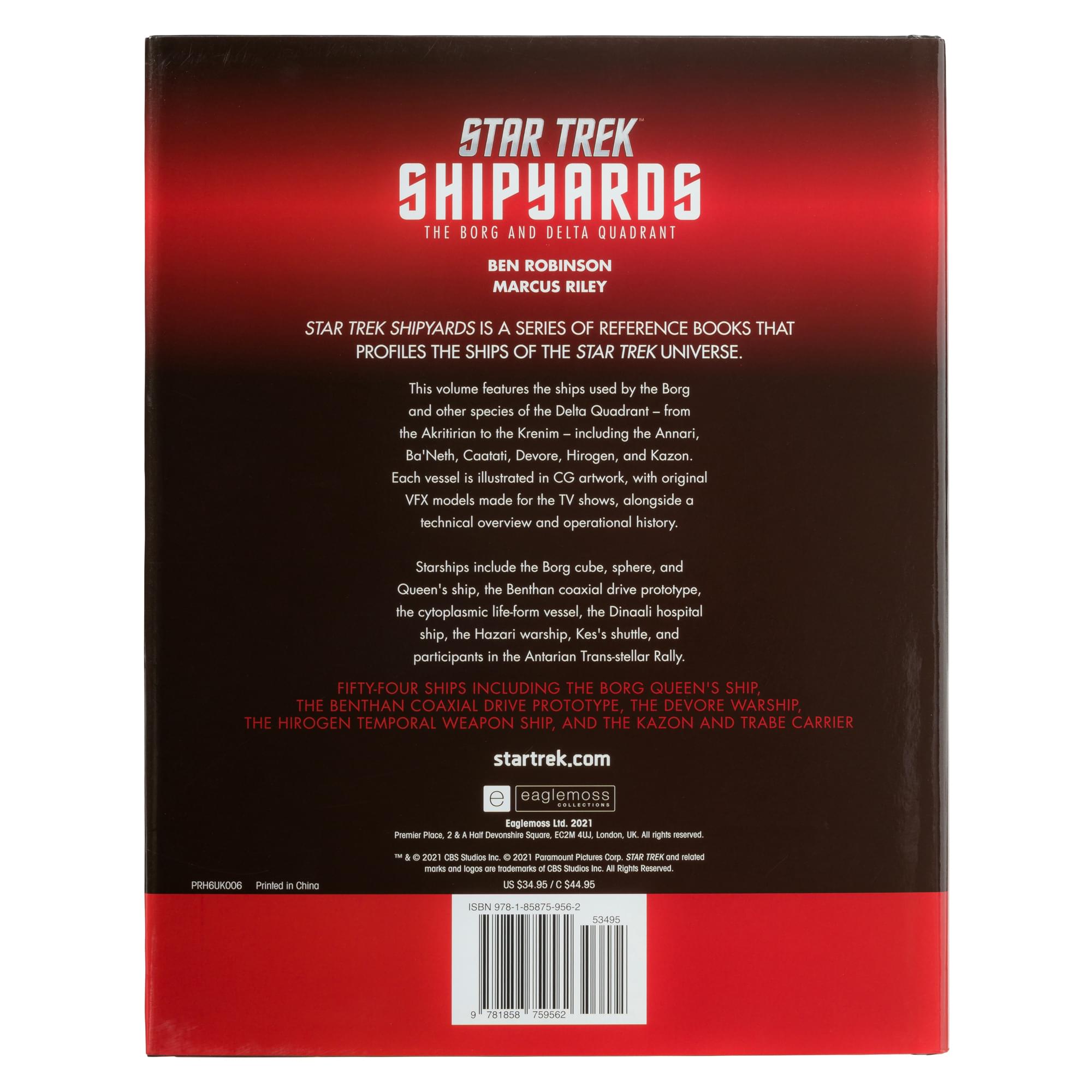 Eaglemoss Star Trek Shipyards Book The Borg and the Delta Quadrant Vol 1 A-K