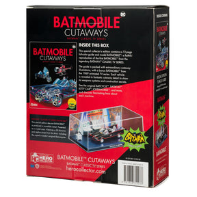 Eaglemoss DC Batmobile Cutaways Book and Collectible Car Batman Classic TV