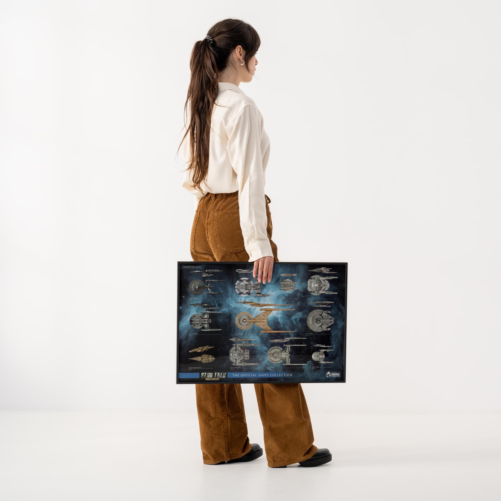 Eaglemoss Star Trek: Discovery Ships Size Chart Poster Set Of 2