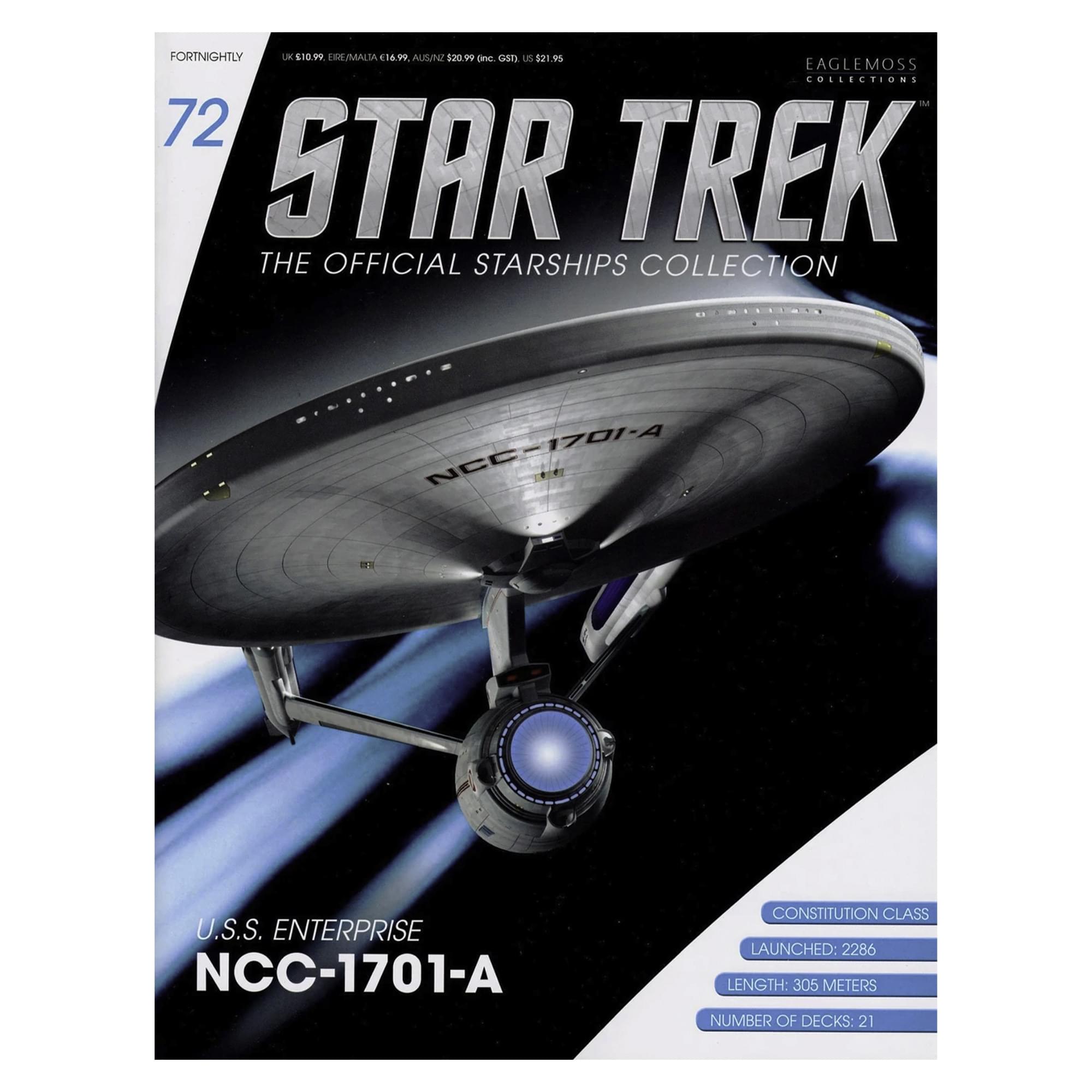 Eaglemoss Star Trek Starship Replica | USS Enterprise NCC-1701-A #72