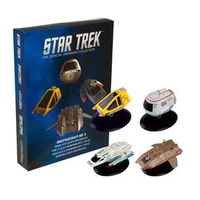 Eaglemoss Star Trek Shuttlecraft Replica Set 3 Travel Pod, Type-11 Argo, Workbee