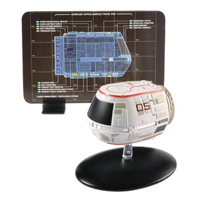 Eaglemoss Star Trek Shuttlecraft Replica Set 3 Travel Pod, Type-11 Argo, Workbee