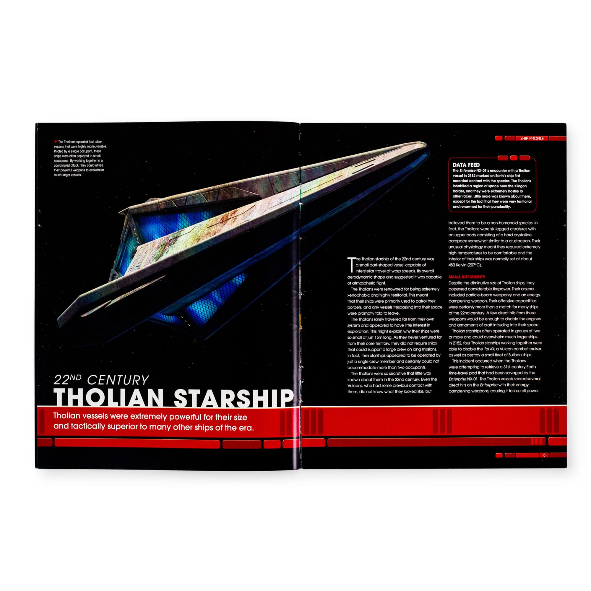 Eaglemoss Star Trek Starships Tholian Webspinner Magazine