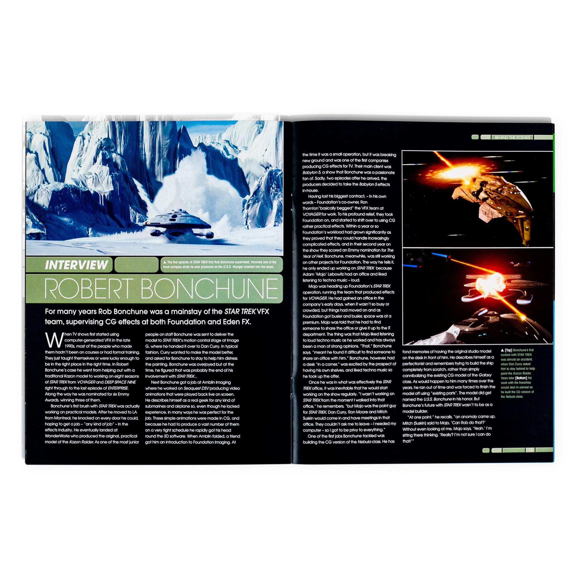 Eaglemoss Star Trek Starships USS Intrepid Magazine