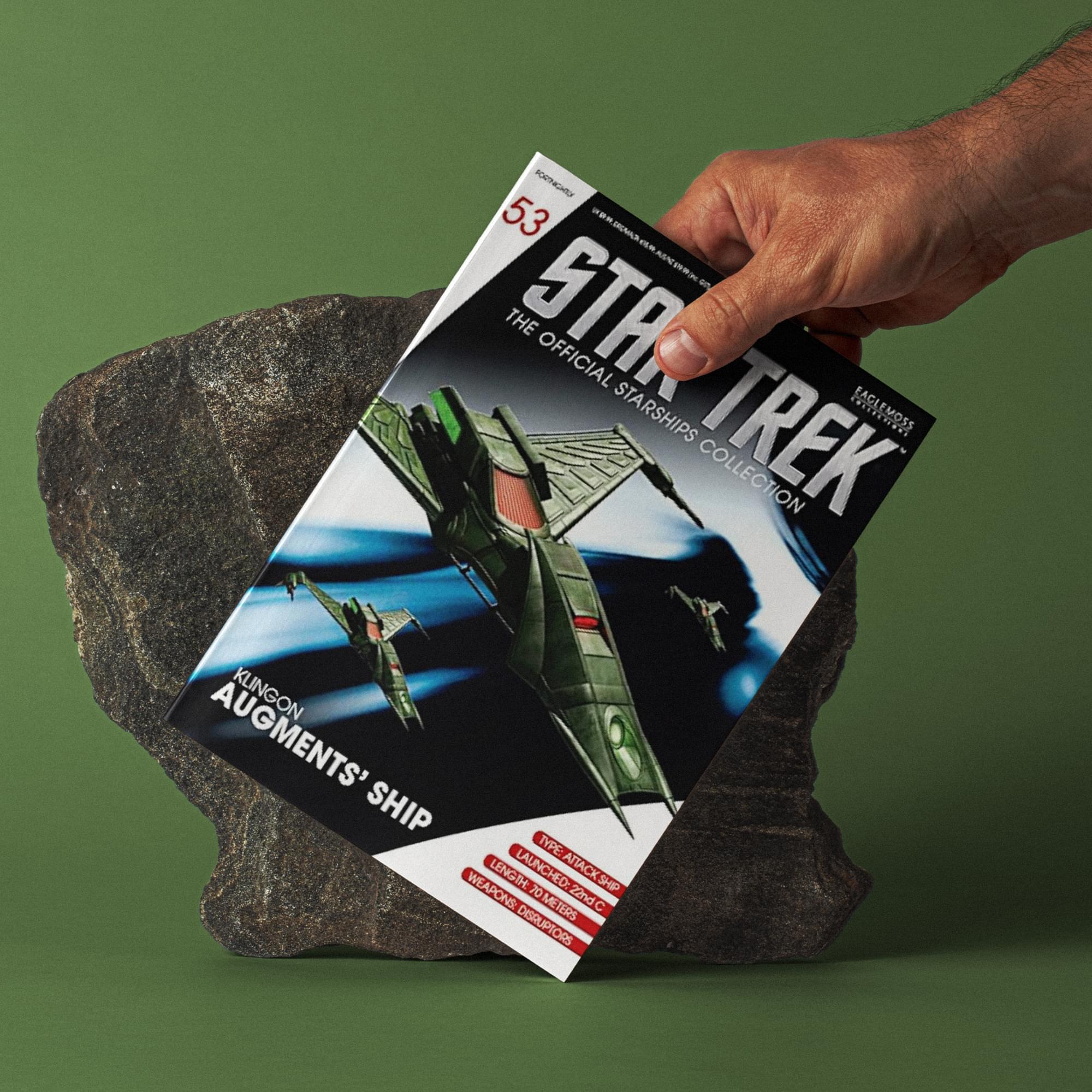 Eaglemoss Star Trek Starships Klingon Augment Ship Magazine