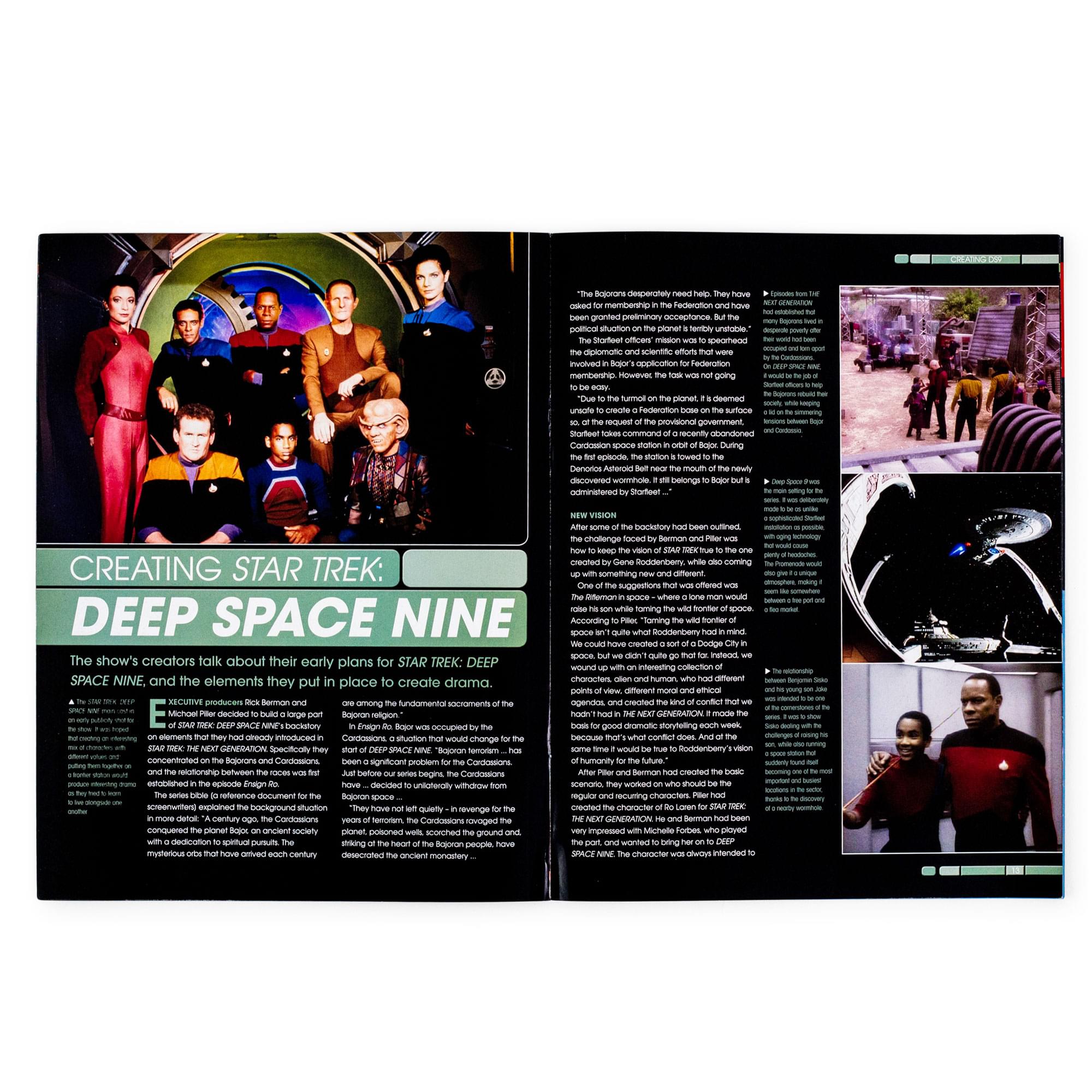 Eaglemoss Star Trek Starships Bajoran Freighter Magazine