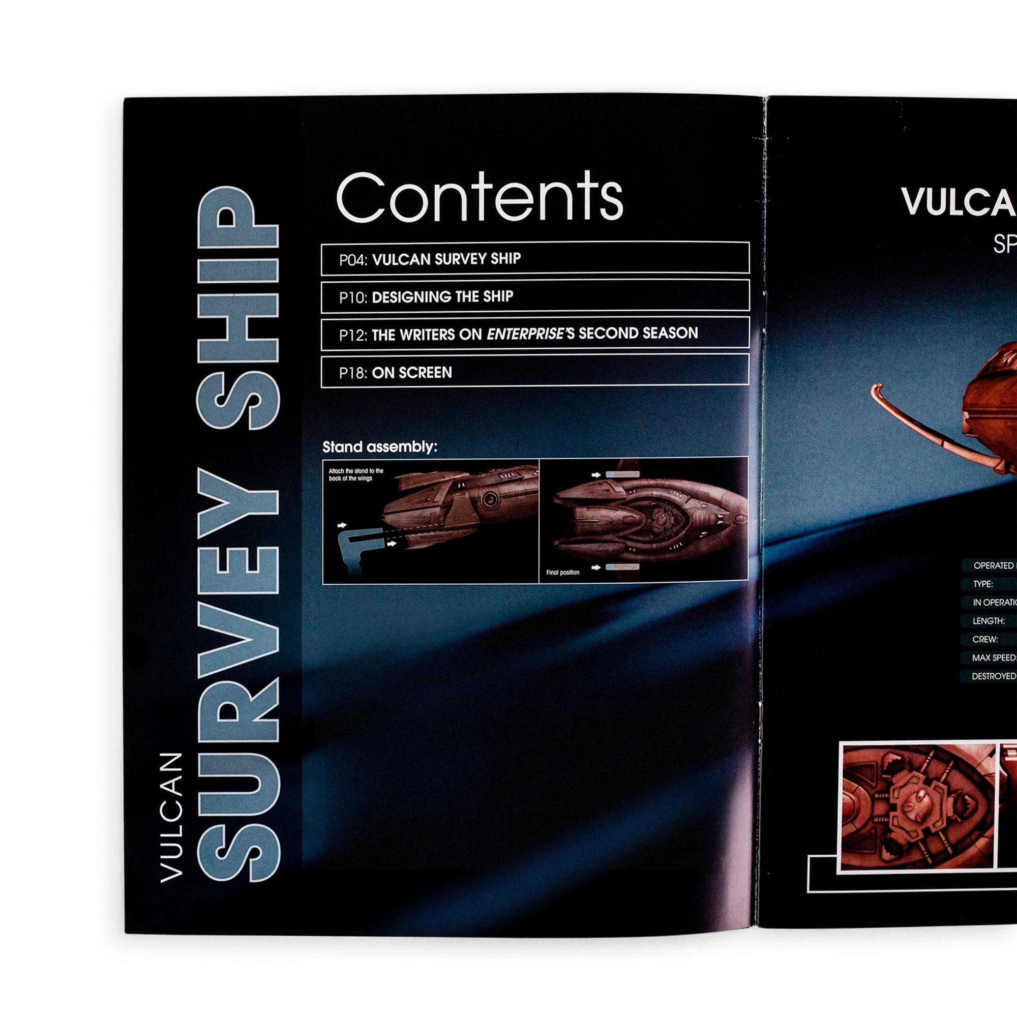 Eaglemoss Star Trek Starships Vulcan Survey Ship Magazine