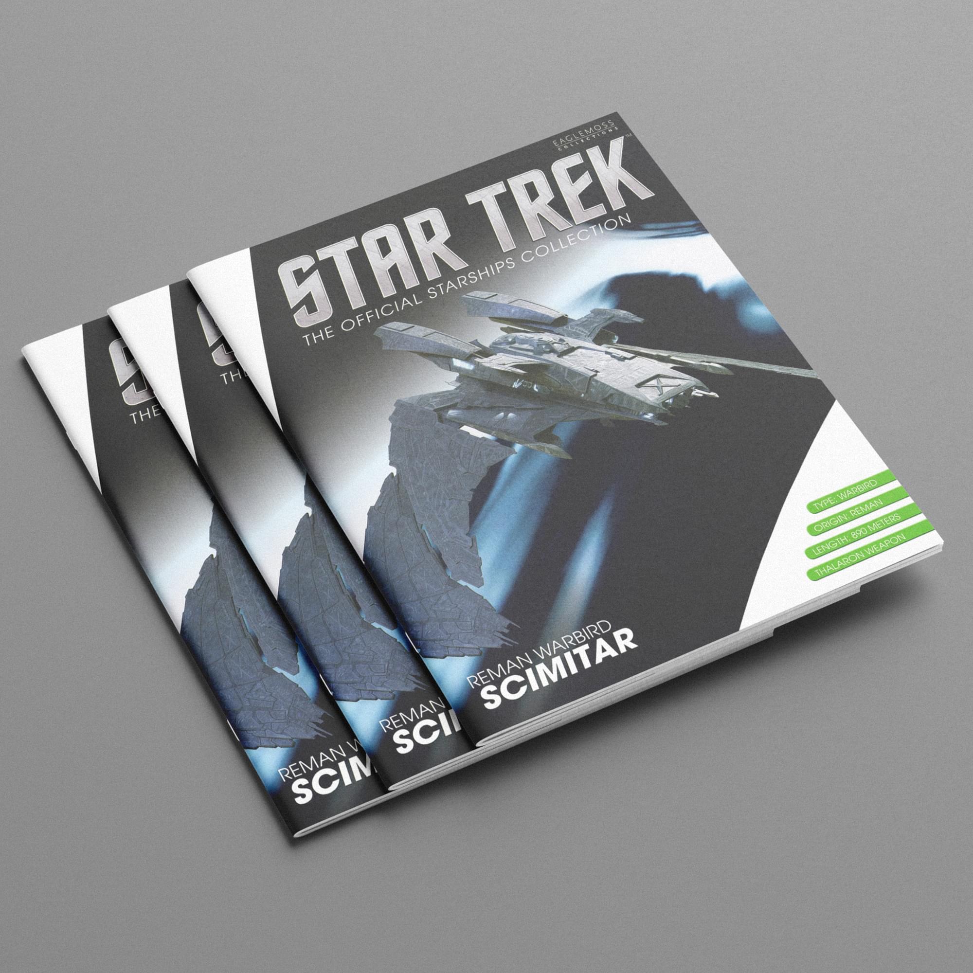 Eaglemoss Star Trek Starships Reman Warbird Scimitar Magazine