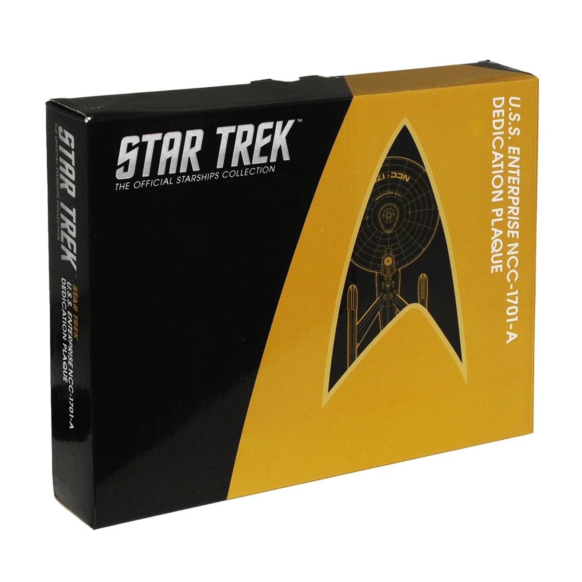 Eaglemoss Star Trek USS Enterprise NCC-1701-A Dedication Plaque