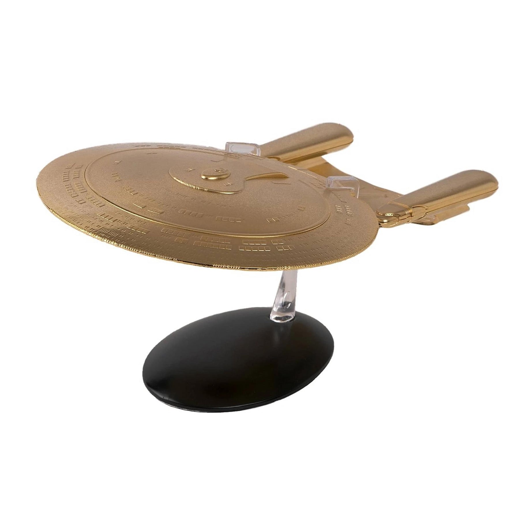 Eaglemoss Star Trek StarShip Replica | 18K Gold USS Enterprise NCC-1701-D New