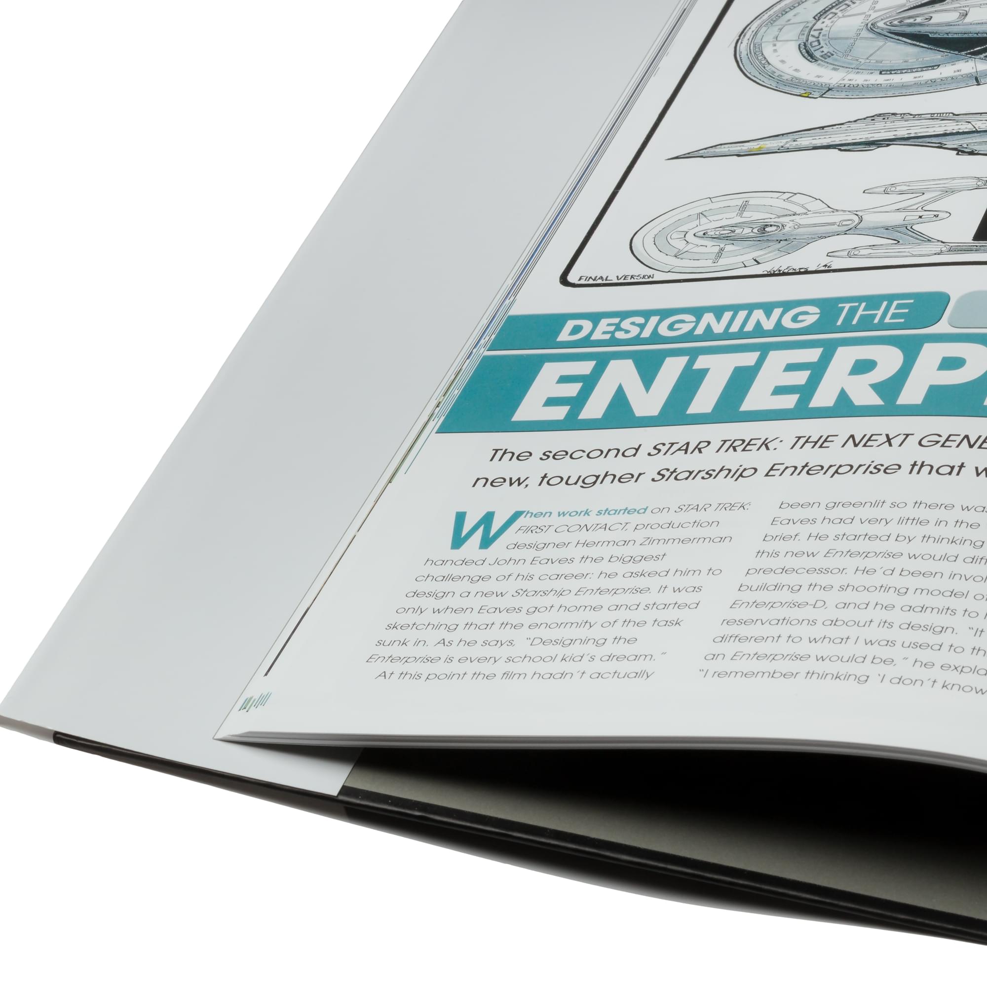 Eaglemoss Star Trek Designing Starships Volume One Hardcover Book