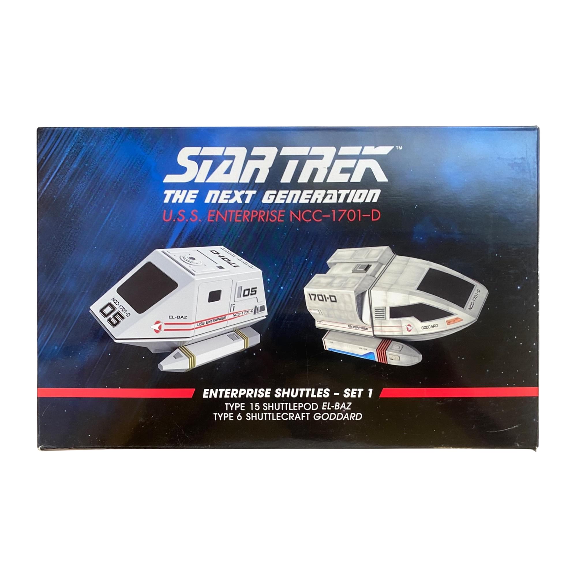 Eaglemoss Star Trek StarShip Replica Shuttle Set 1 | Enterpirse D
