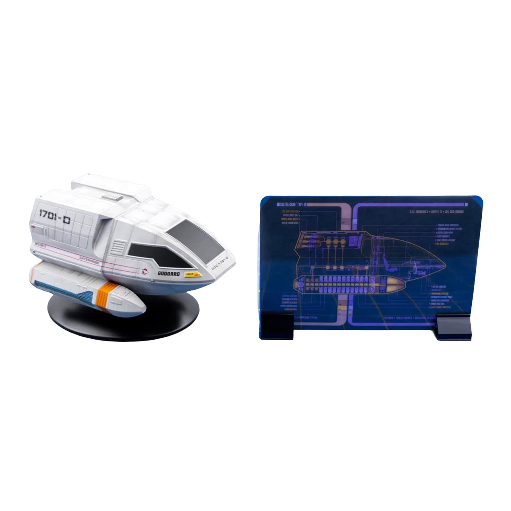 Eaglemoss Star Trek StarShip Replica Shuttle Set 1 | Enterpirse D