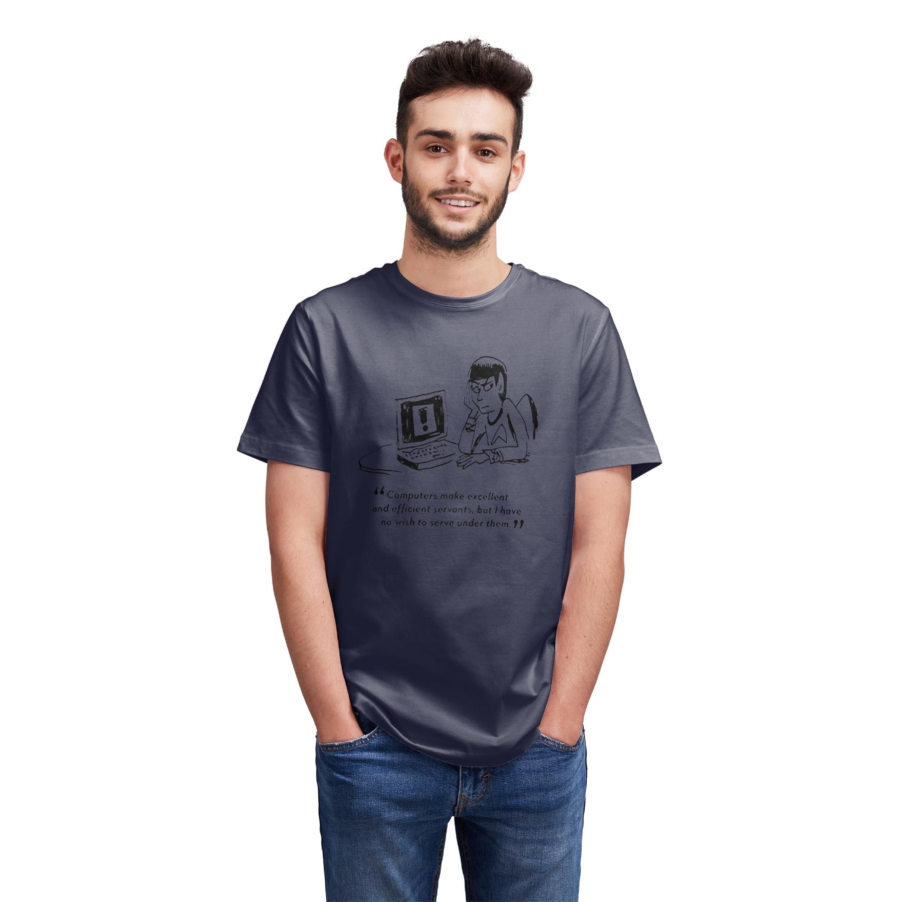 Eaglemoss Star Trek "Computers" Indigo T-Shirt