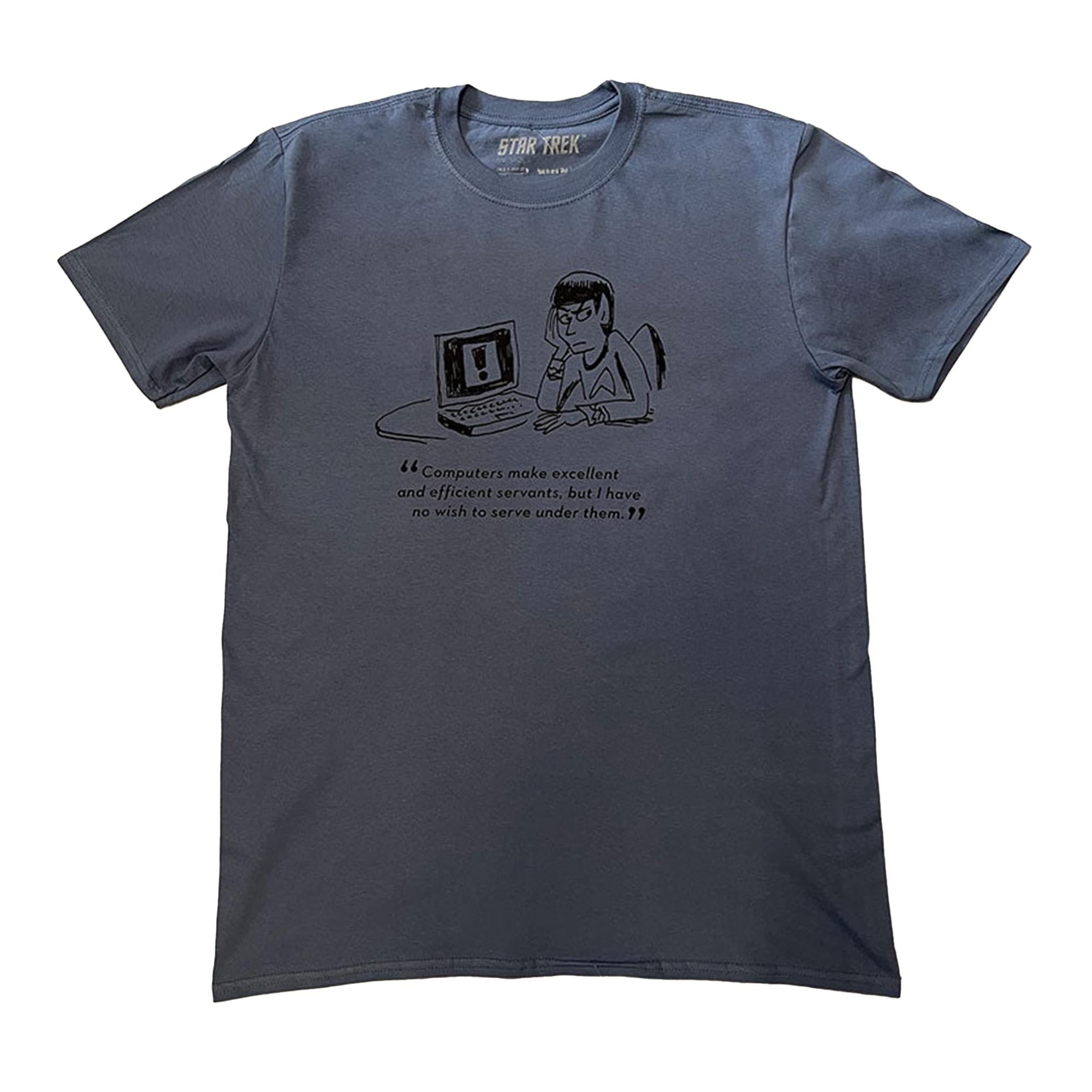Eaglemoss Star Trek "Computers" Indigo T-Shirt