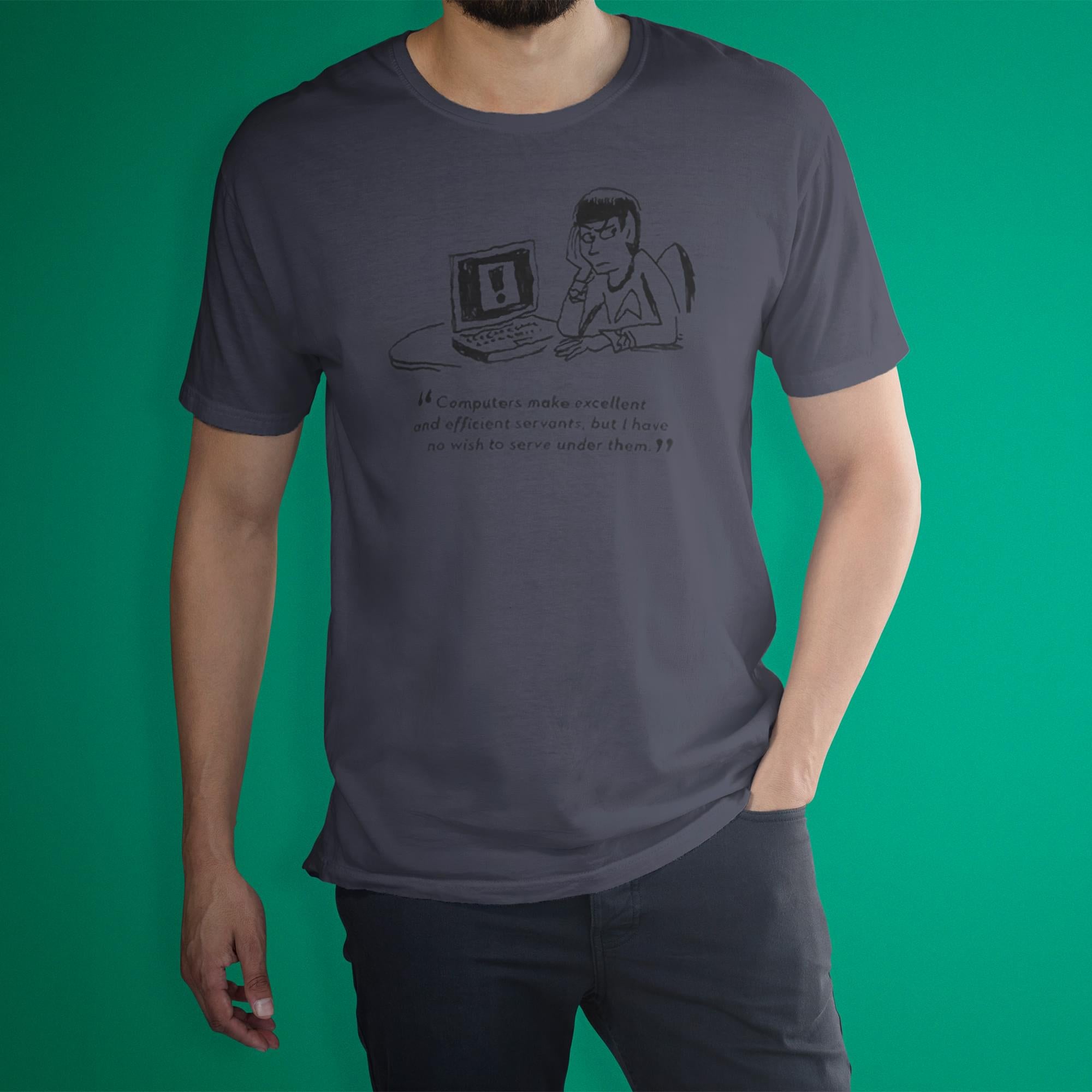Eaglemoss Star Trek "Computers" Indigo T-Shirt